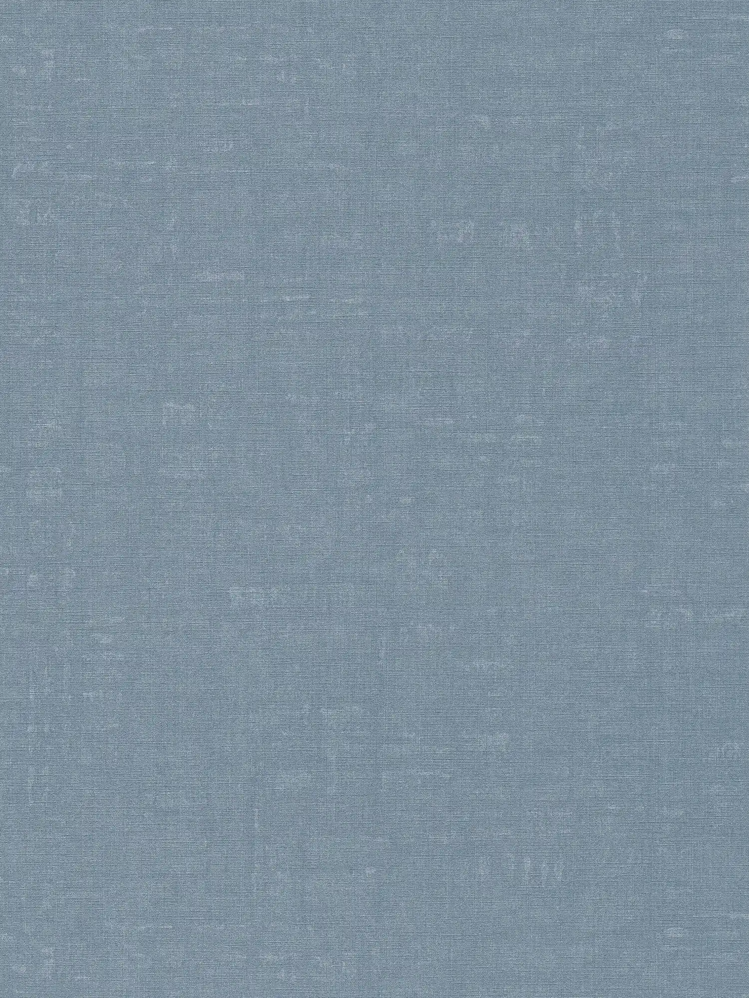 Papier peint chiné uni avec motif à structure - bleu
