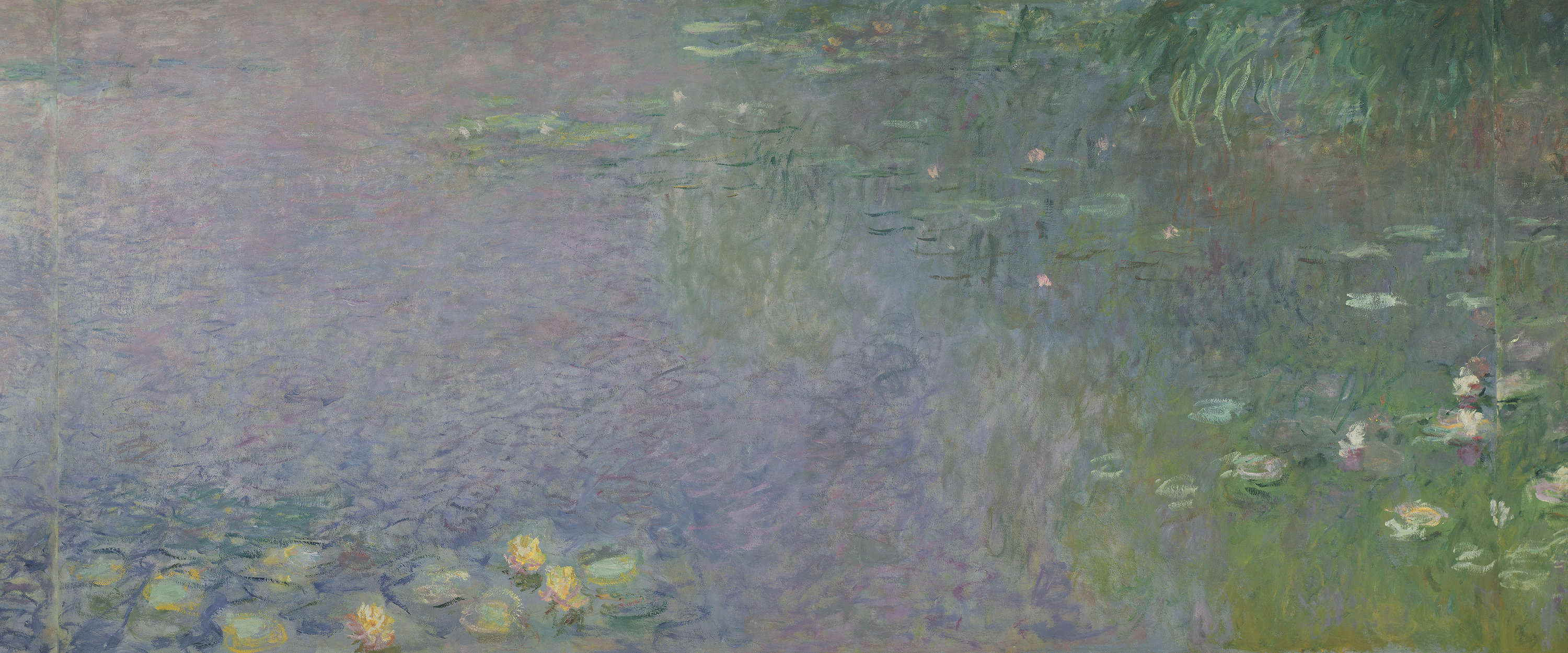             Photo wallpaper "Water Lilies: Morning" by Claude Monet
        