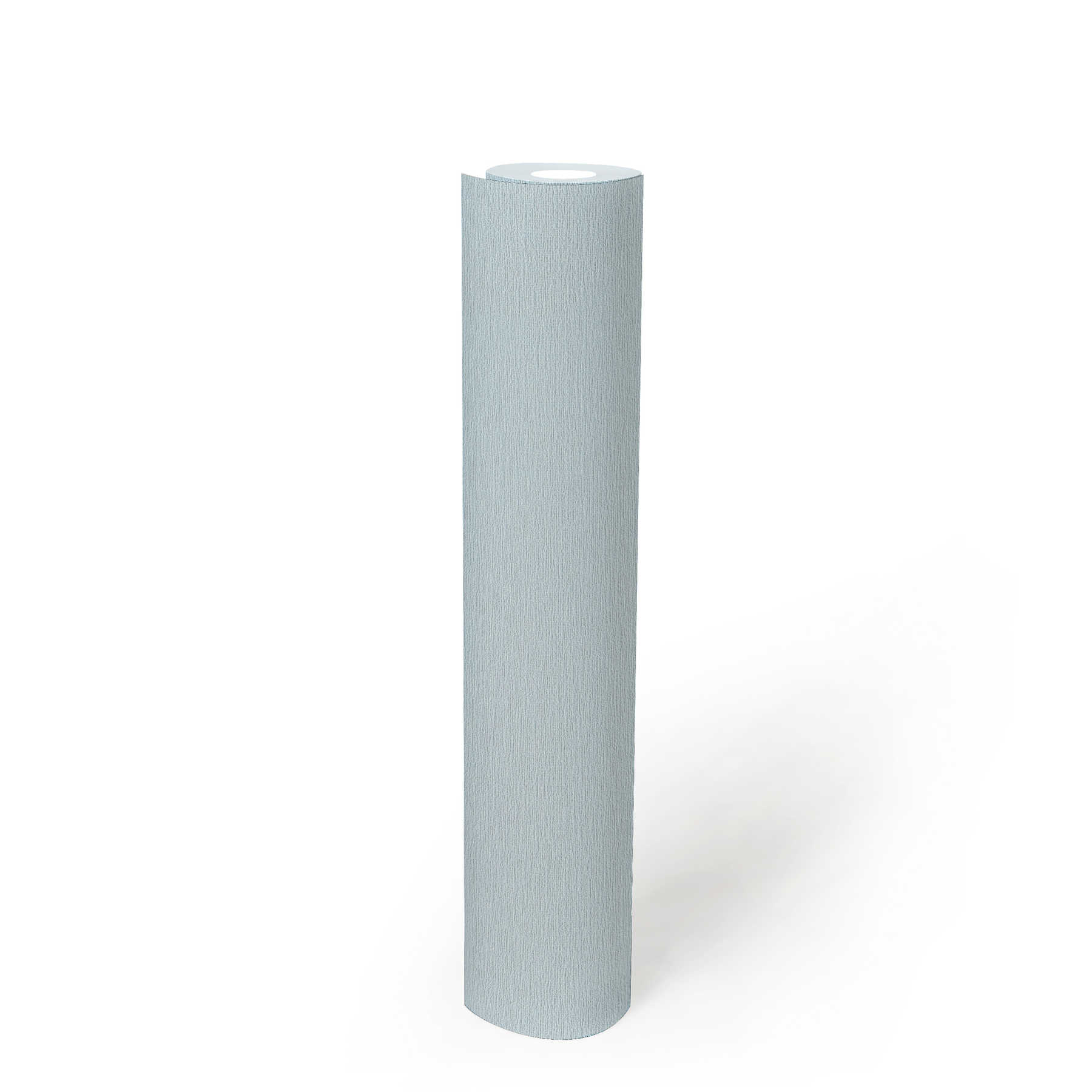             Non-woven wallpaper light blue monochrome matt with structure design
        