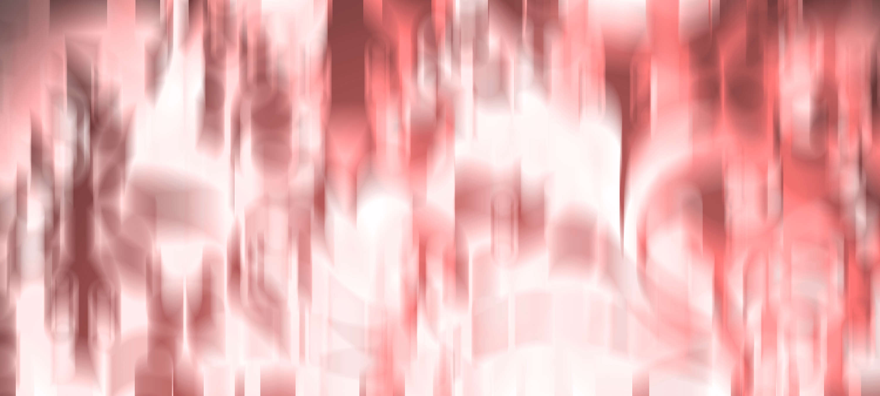             Moderne abstracte & vage ontwerpmuurschildering - Roze, Rood, Wit
        