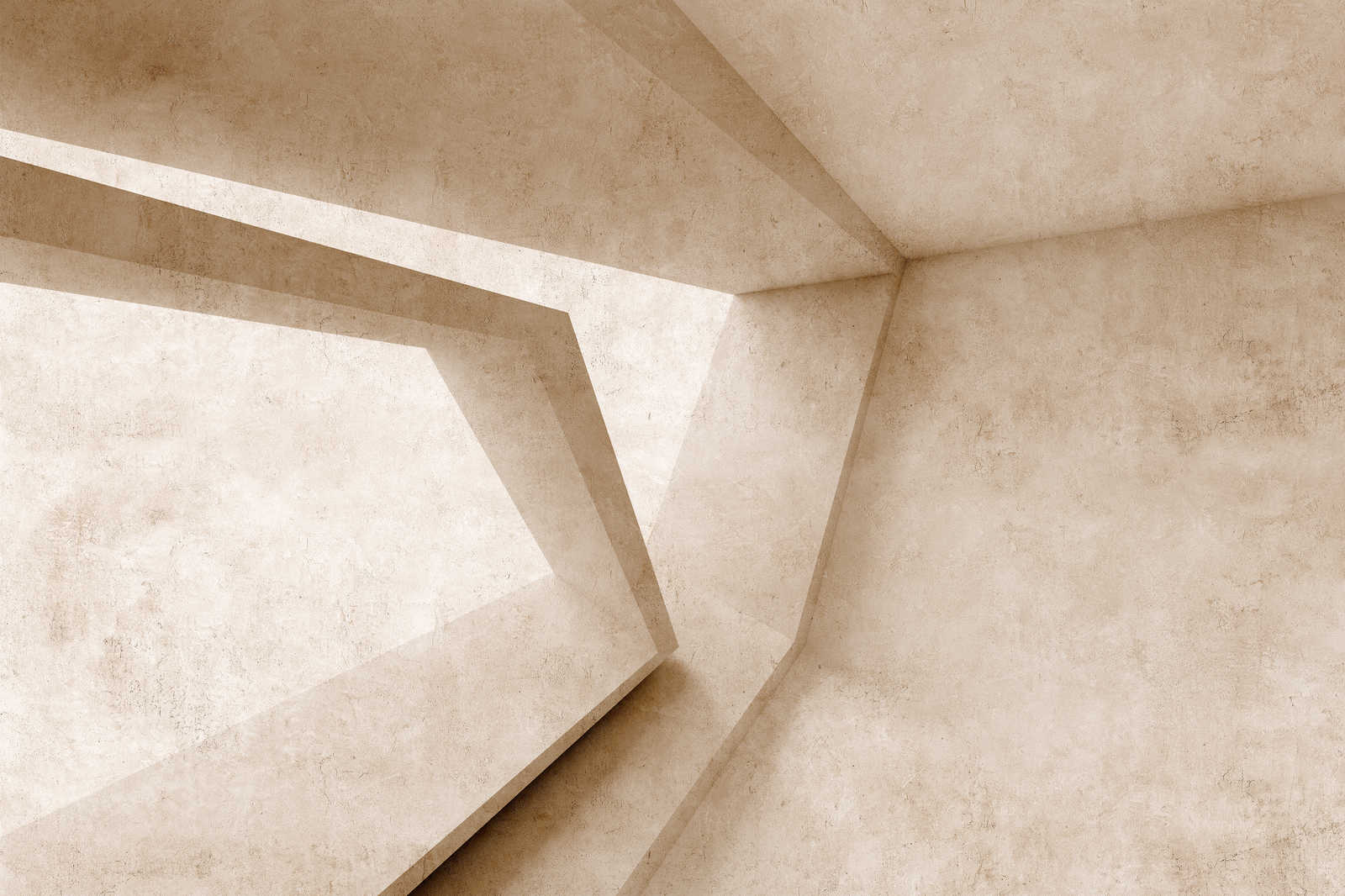            Futura 1 - Toile béton motif 3D - 1,20 m x 0,80 m
        