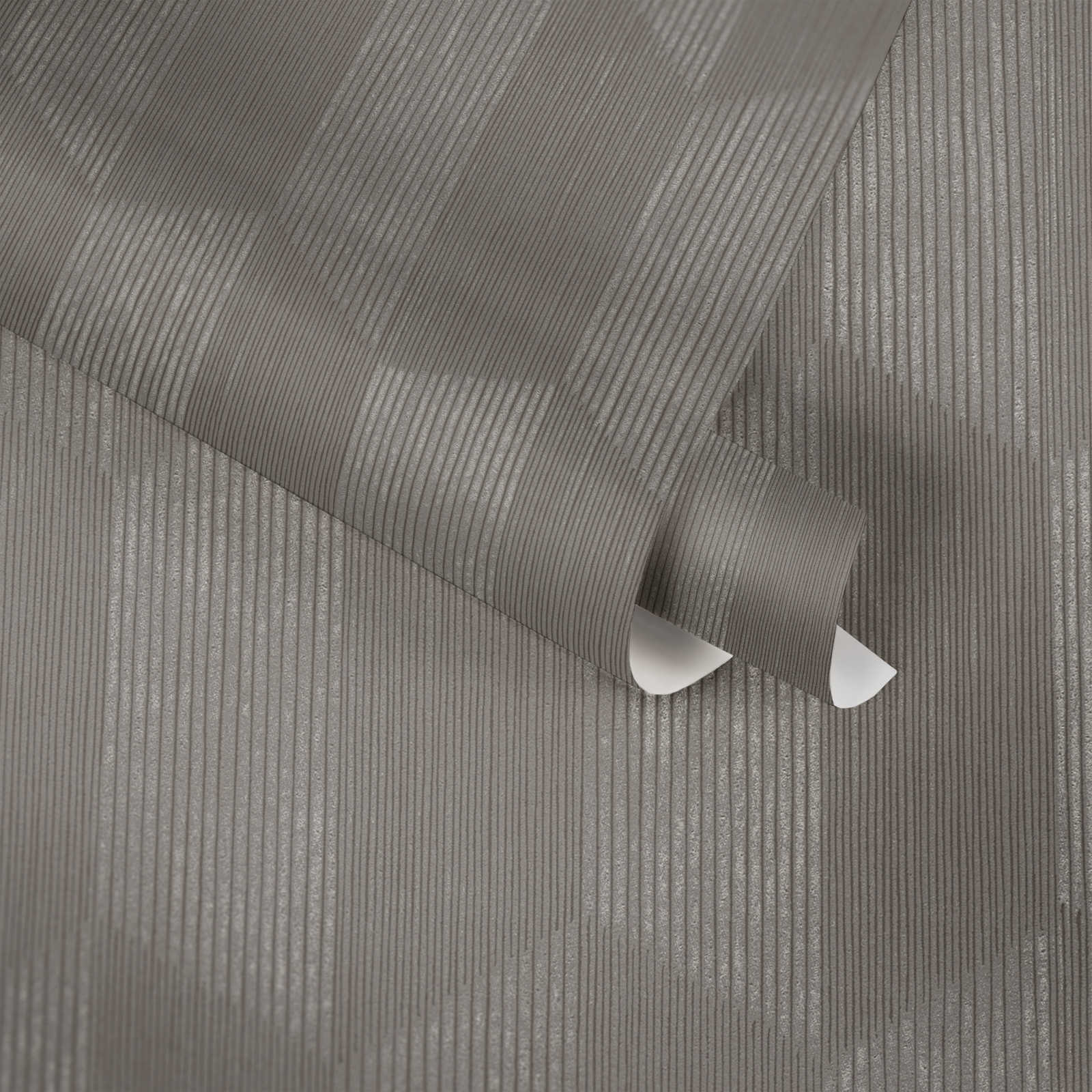             Textured wallpaper with 3D graphic pattern - grey, beige
        