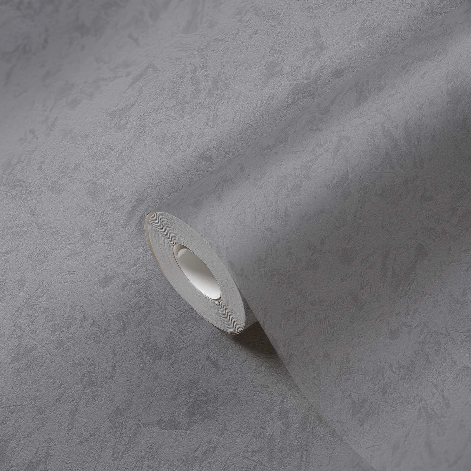             Papier peint gris anthracite à motifs - gris
        