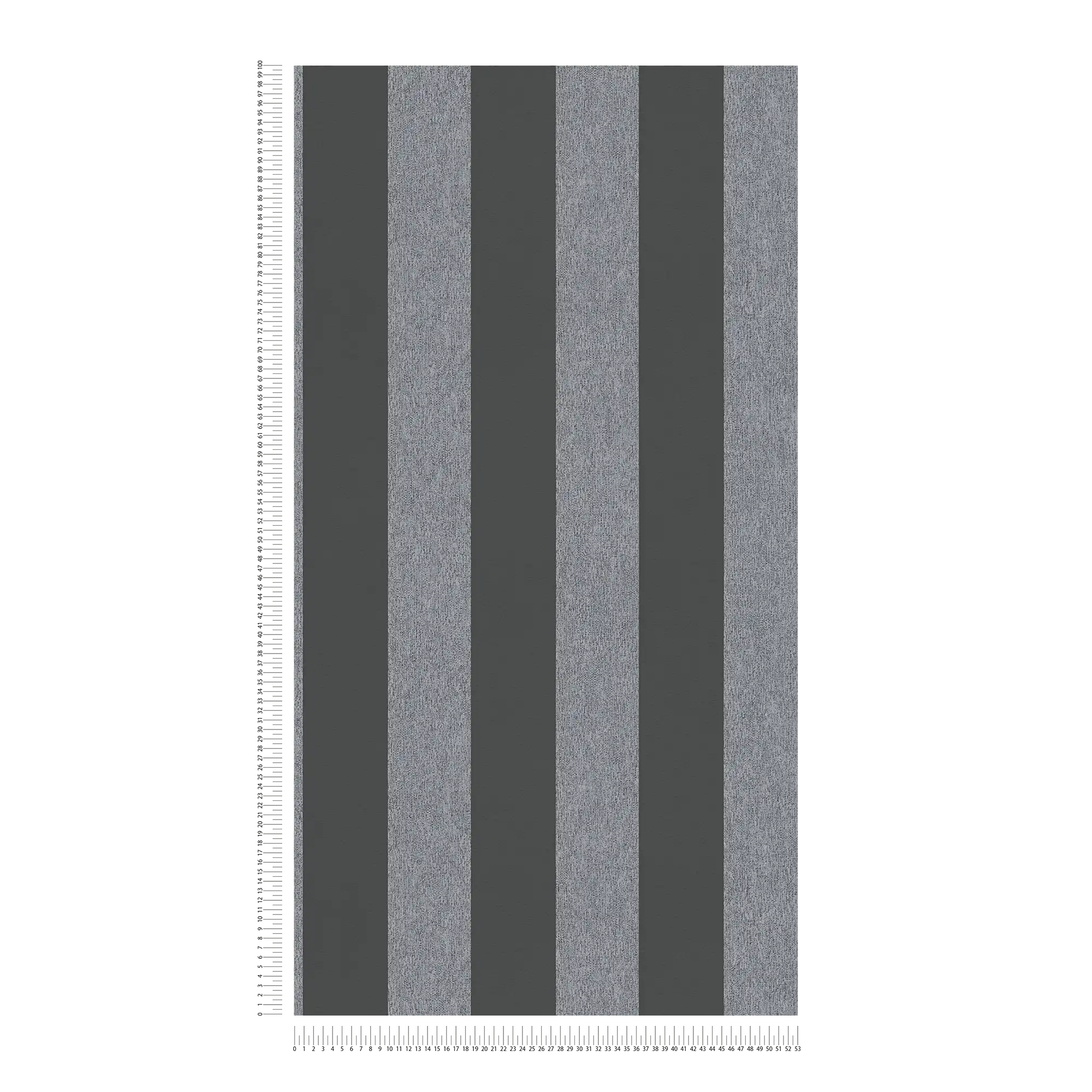             Stripes non-woven wallpaper in matt textured look - black, grey
        