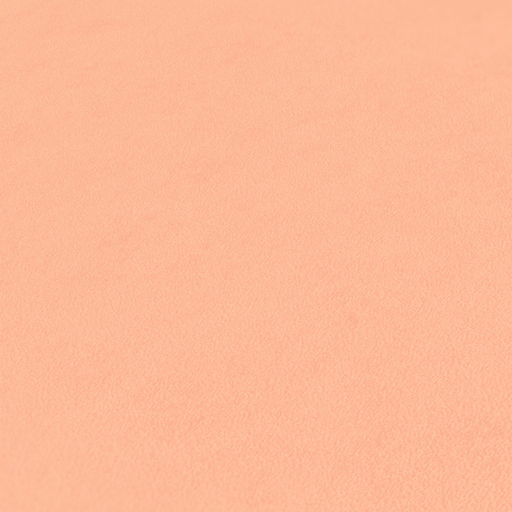             Non-woven wallpaper plain with light plaster pattern - orange
        