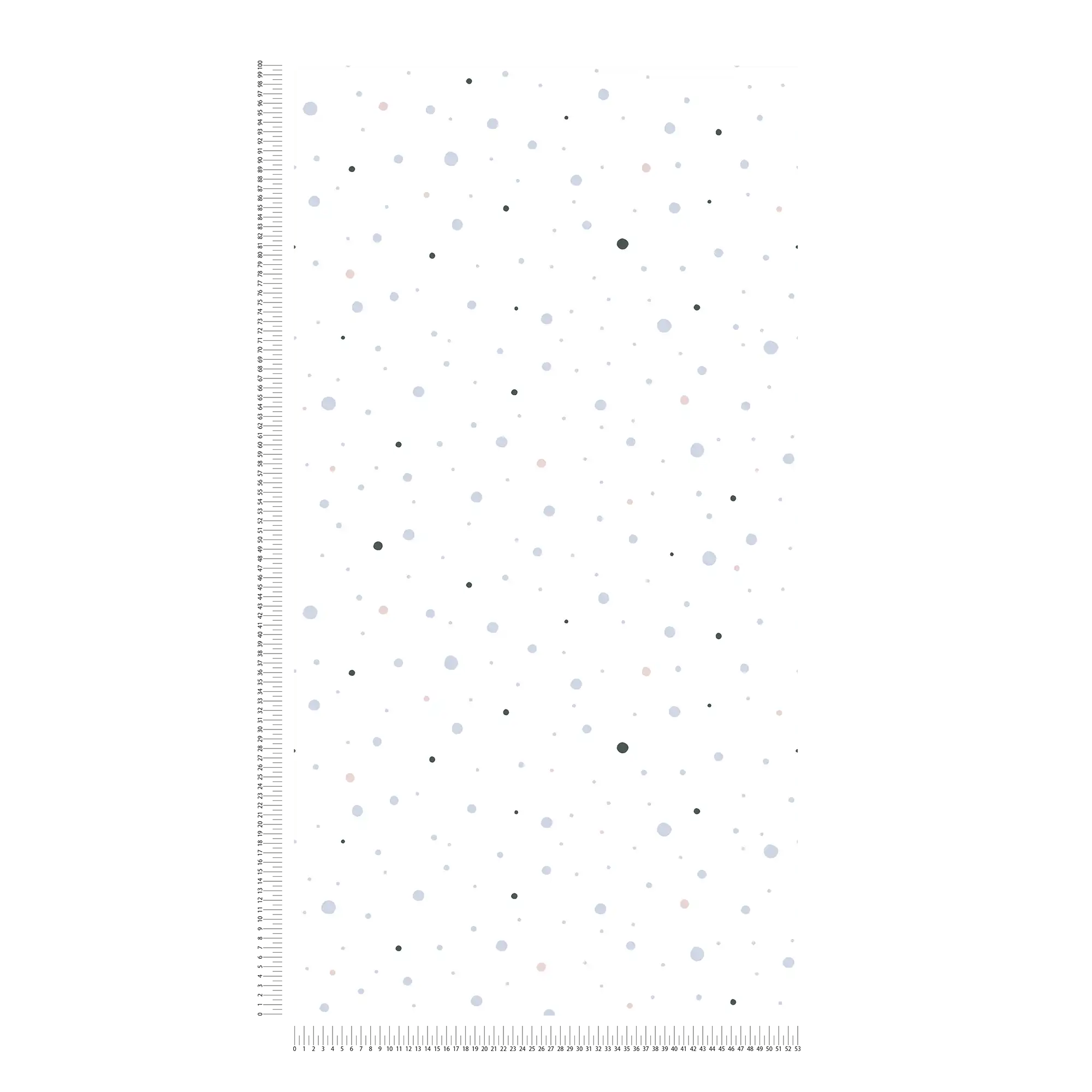             Nursery wallpaper dots - grey, black, white
        