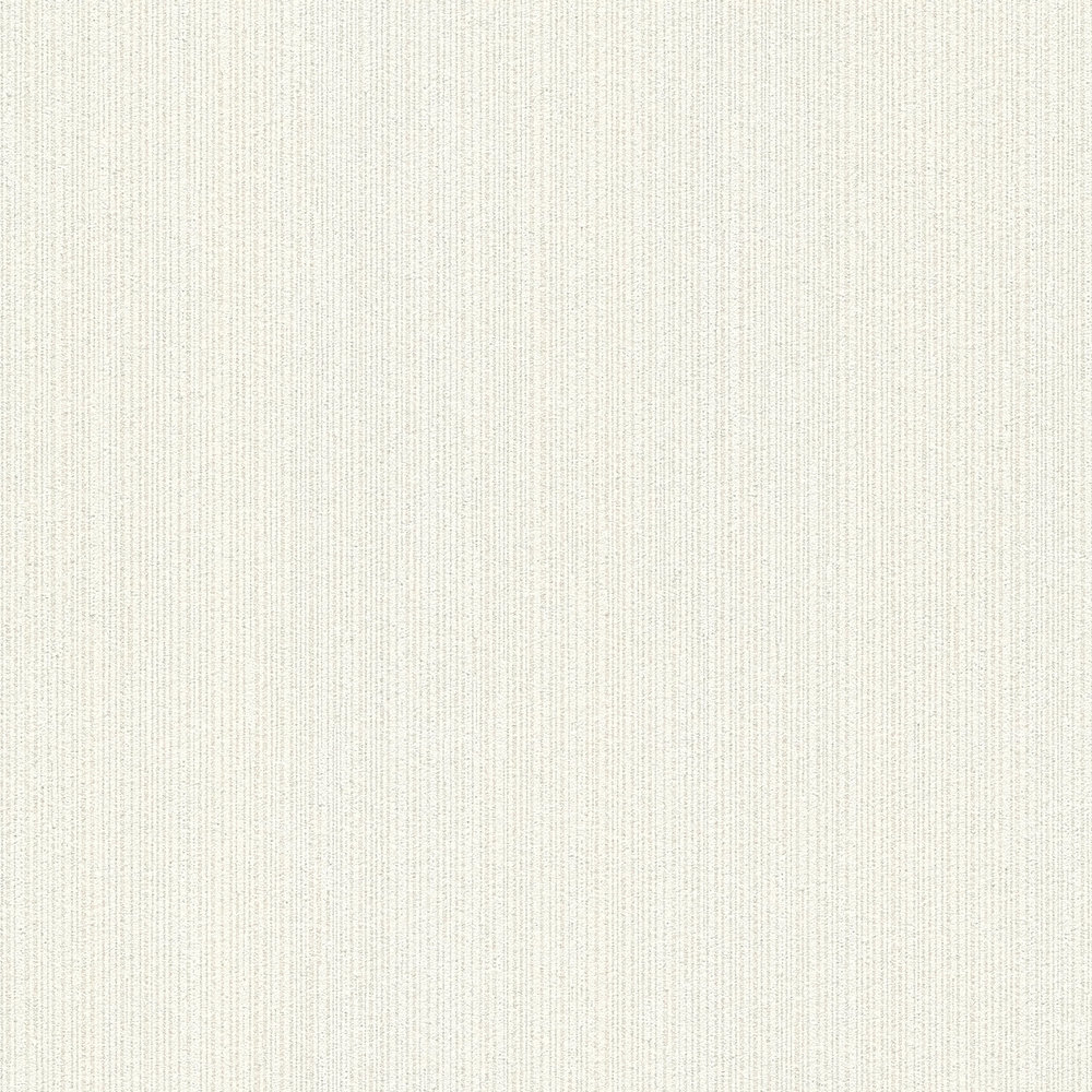             Papier peint intissé moderne uni blanc avec effet structuré
        