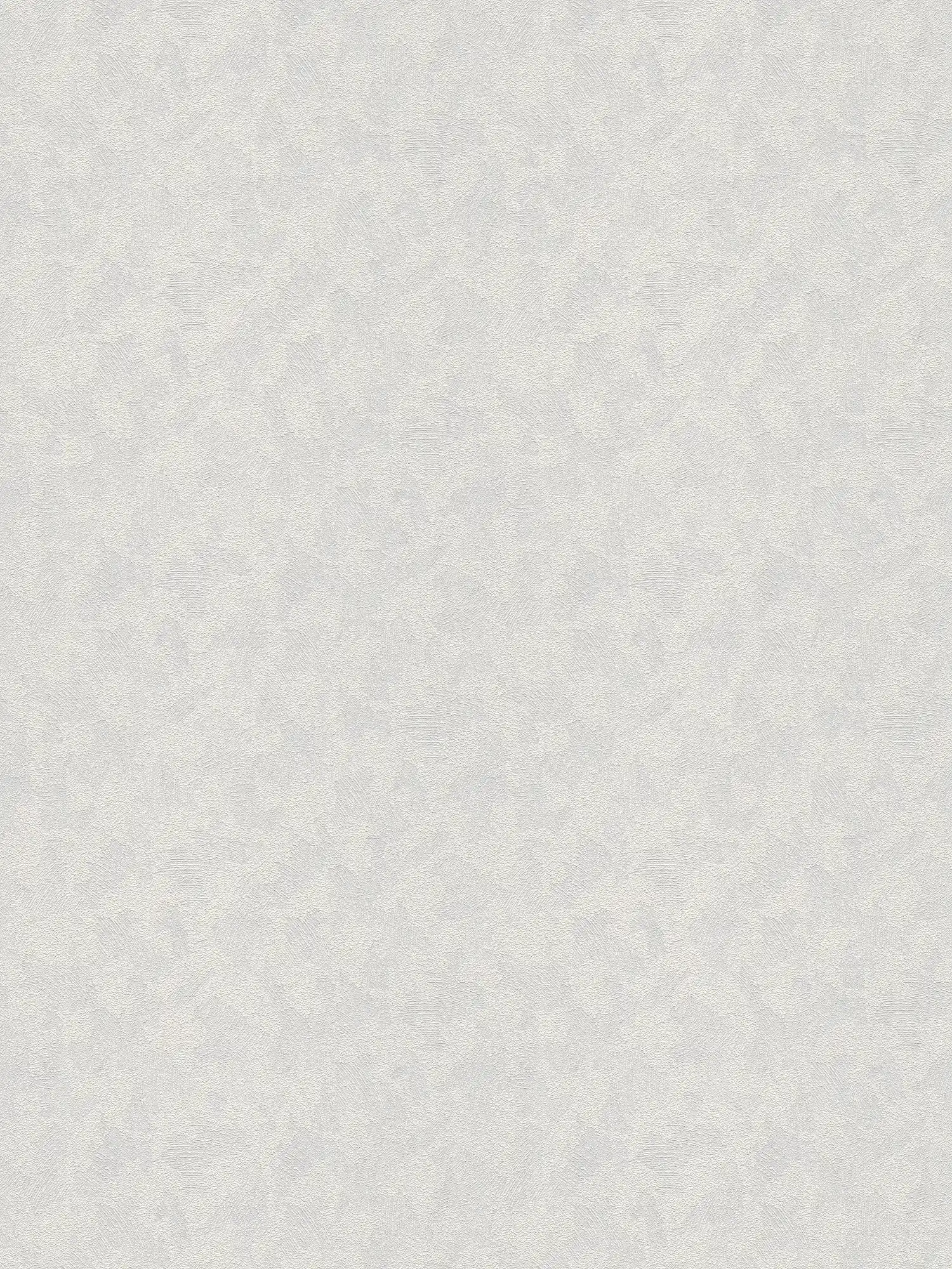 Papel pintado texturizado con aspecto de yeso dimensional - blanco

