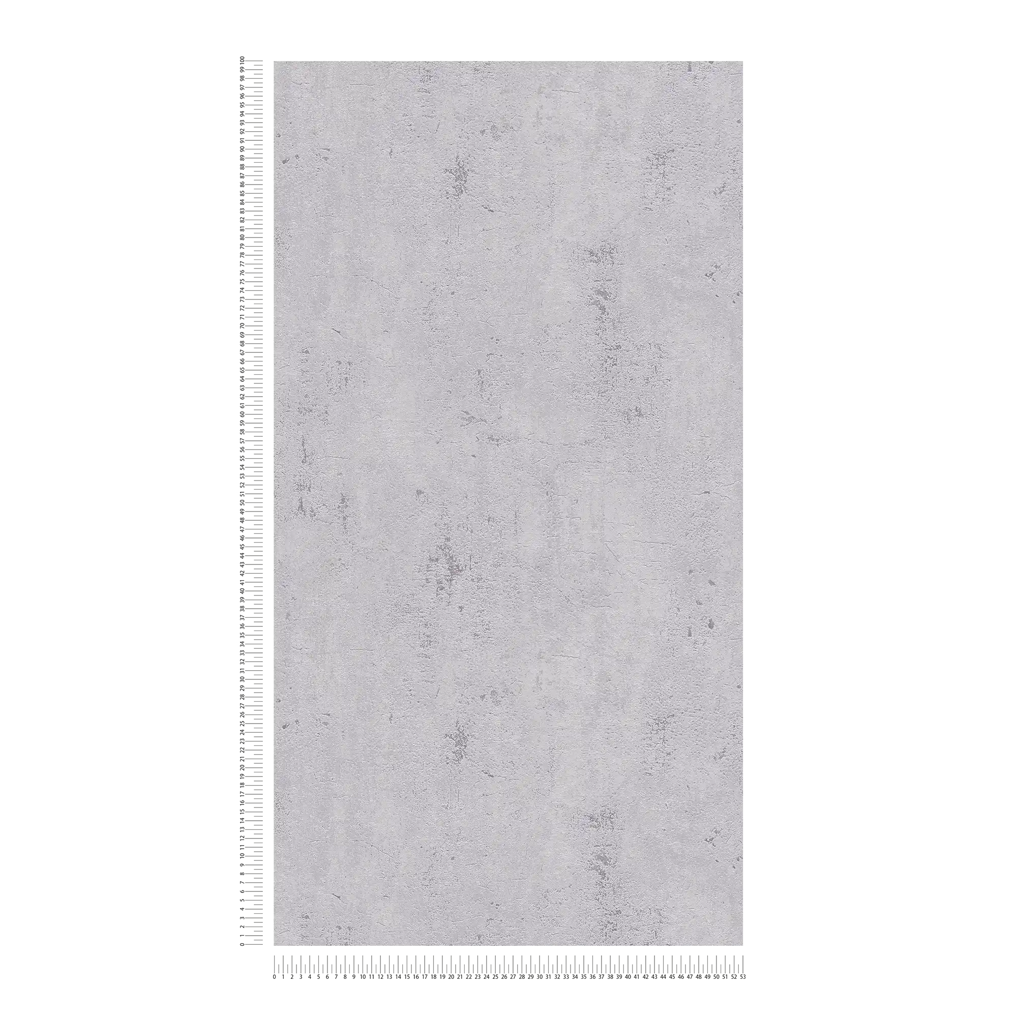             Non-woven wallpaper with plaster look in rustic style - grey
        