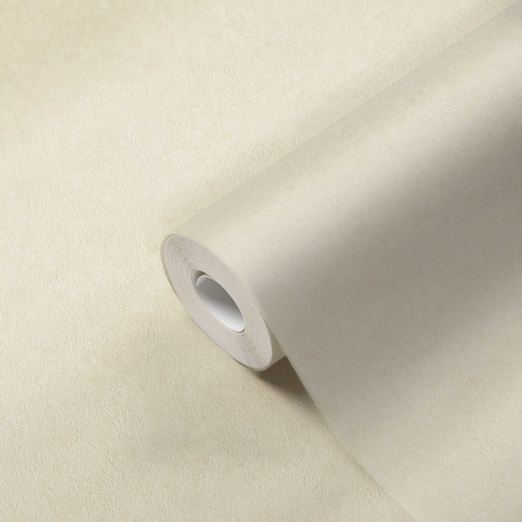             papier peint en papier premium uni & mat - crème
        