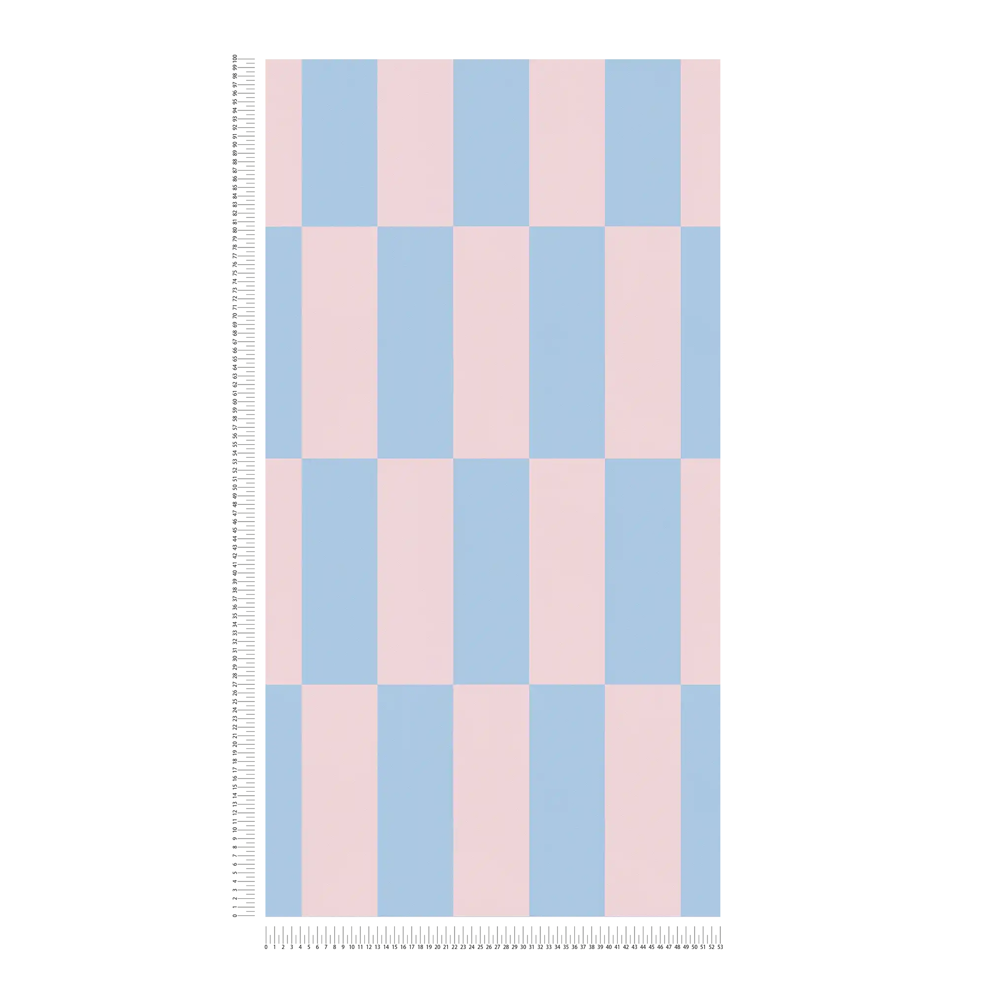             Vliesbehang grafische vierkanten tweekleurig - blauw, roze
        