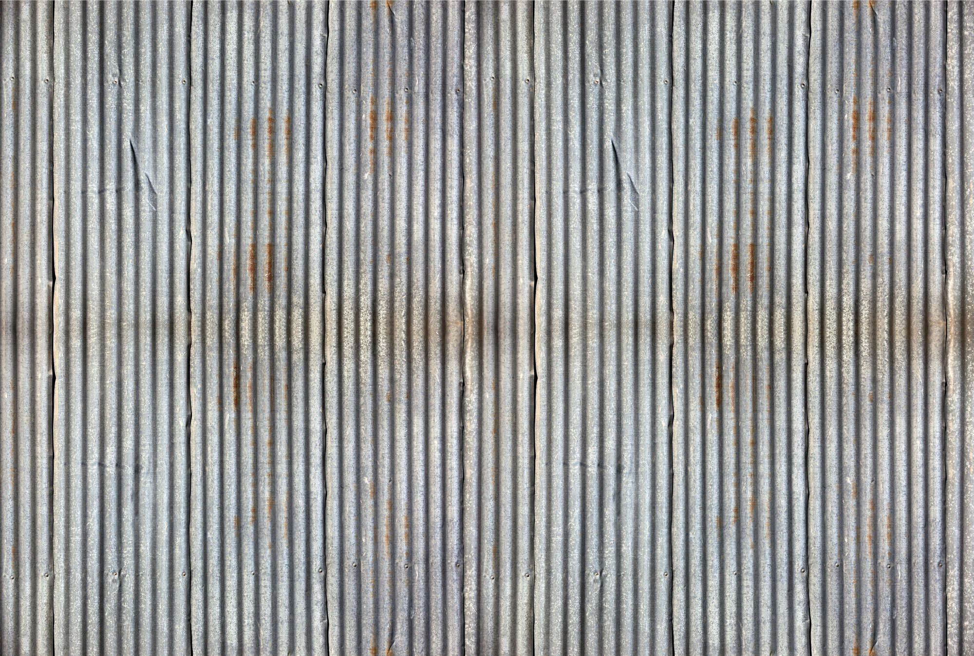             Corrugated iron - photo wallpaper 3D in rustic industrial style
        