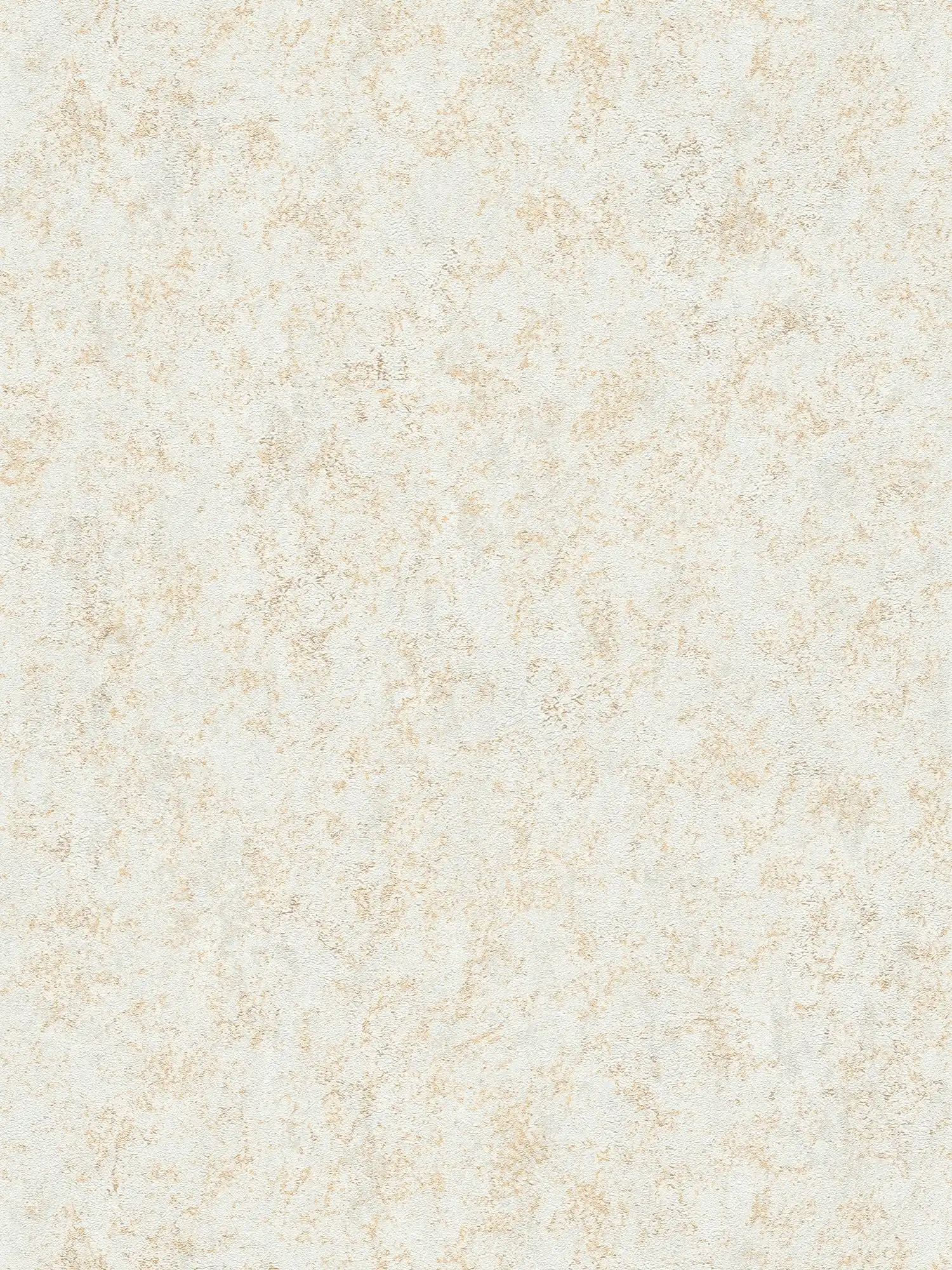 Plain textured wallpaper with metallic effect glossy - gold, light grey, white
