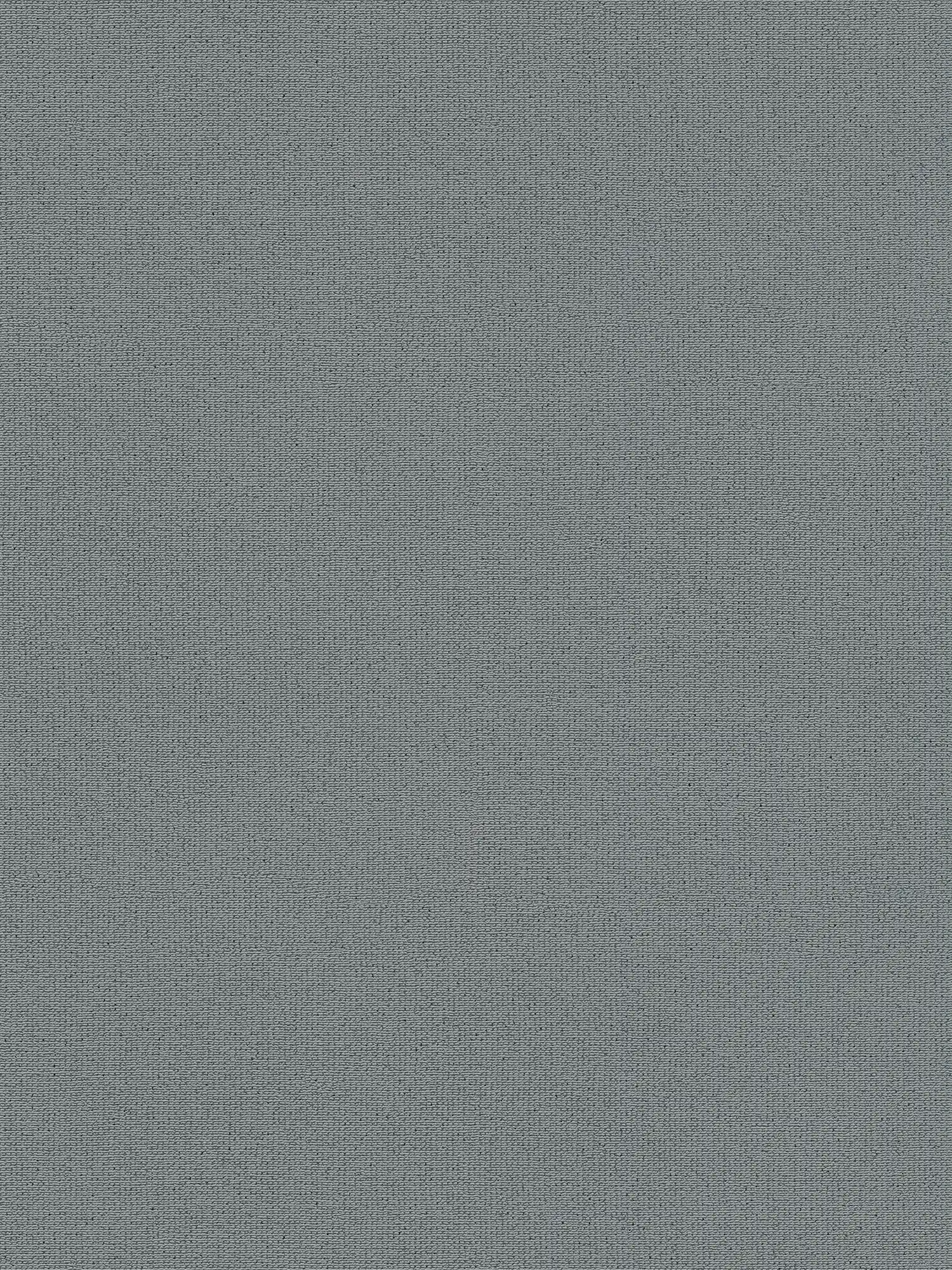 Plain Scandi wallpaper in matt and linen structure - dark grey
