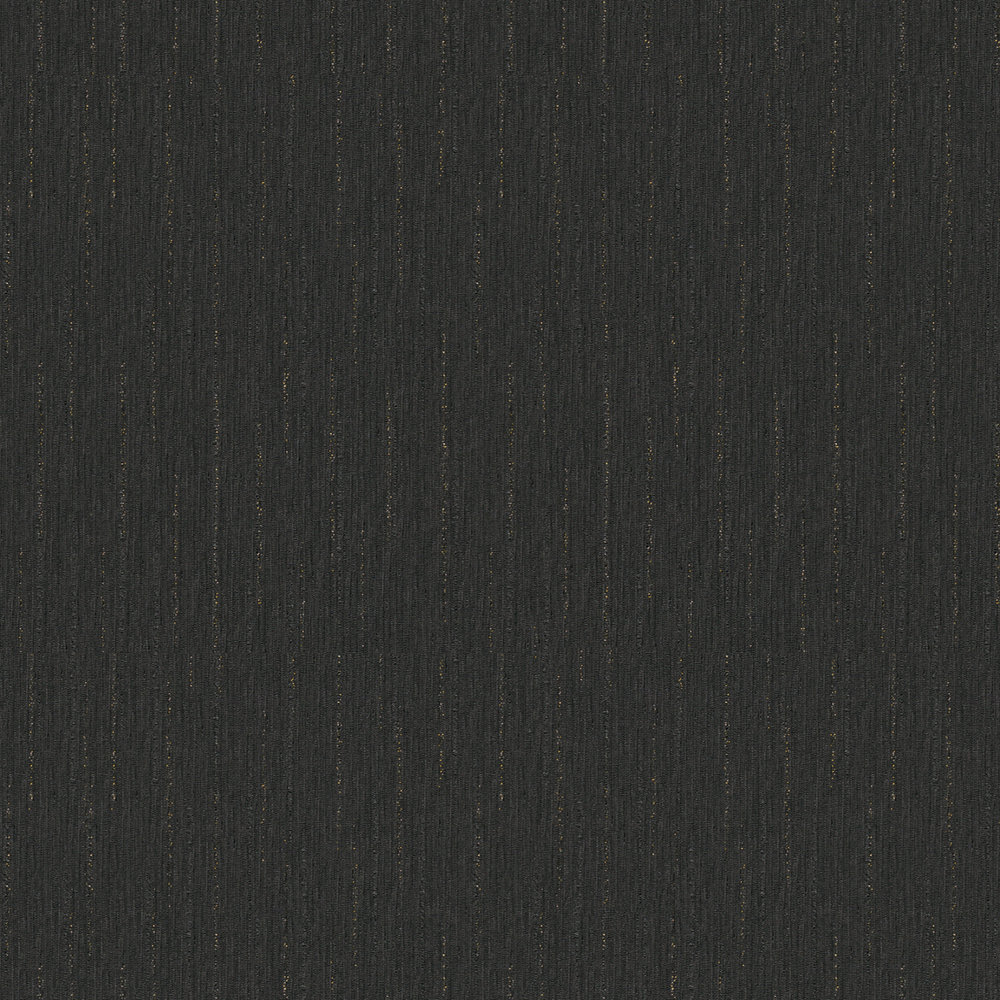             Black plain wallpaper with fine glitter threads - Black
        