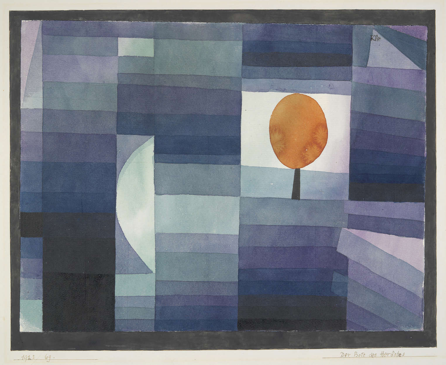             Photo wallpaper "The harbinger of autumn" by Paul Klee
        