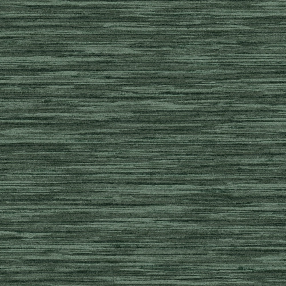             Papier peint à motifs chinés avec hachures de couleur naturelle - Vert
        