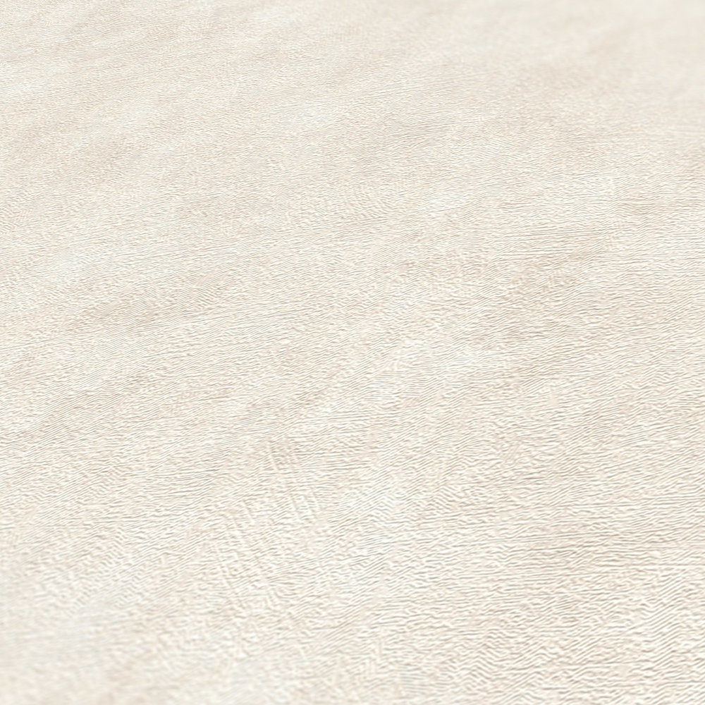             Non-woven wallpaper with textured pattern plain - cream, beige
        