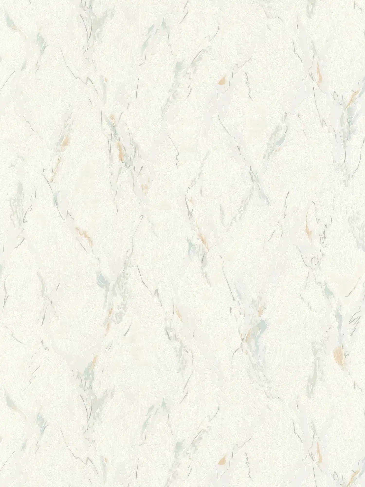 Carta da parati effetto grana e texture del marmo - bianco
