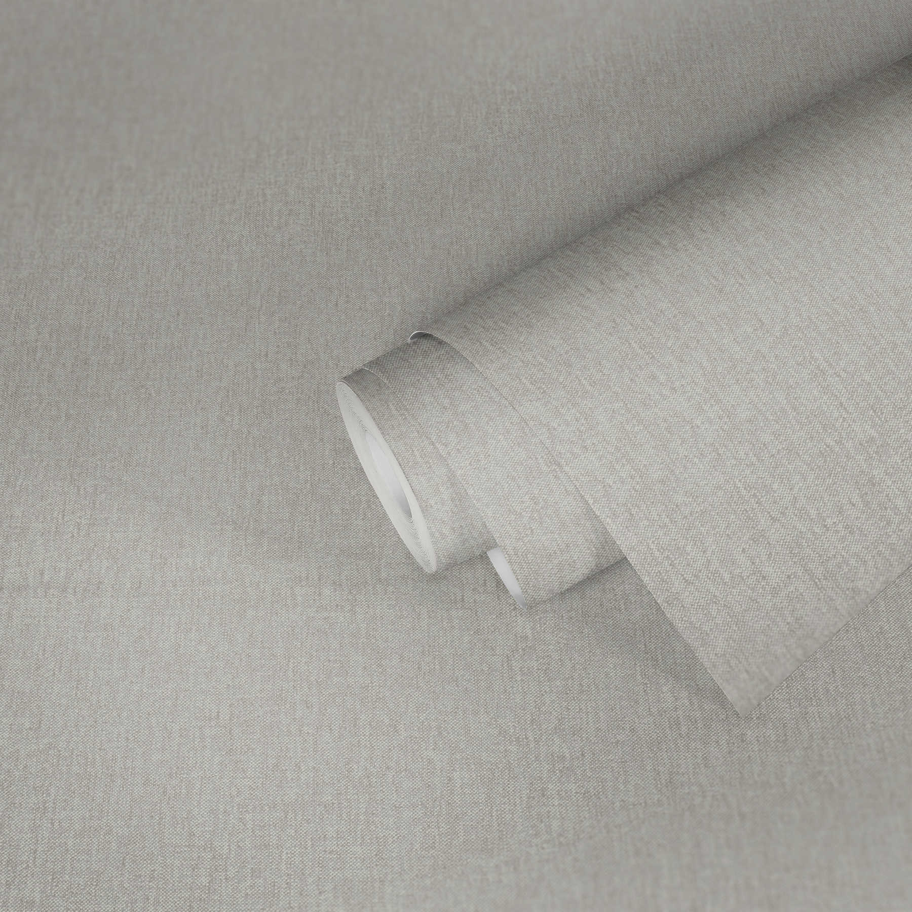             Papier peint vintage gris clair avec motif textile - gris, beige
        