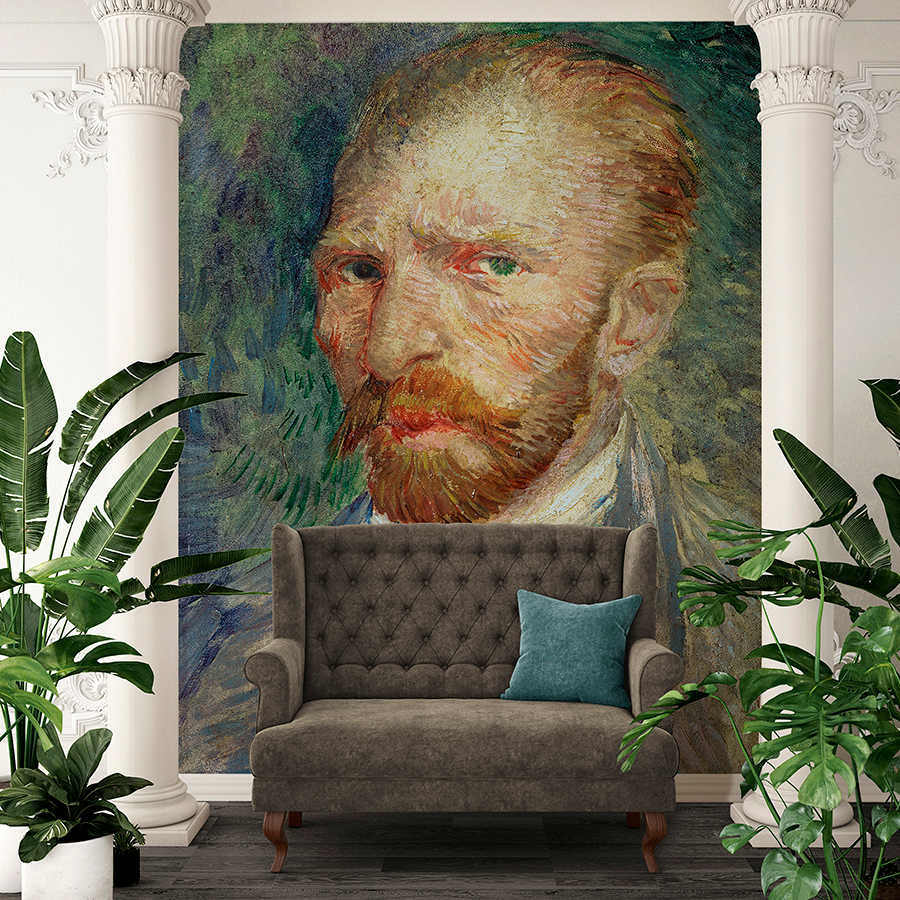 Zelfportret" muurschildering door Vincent van Gogh
