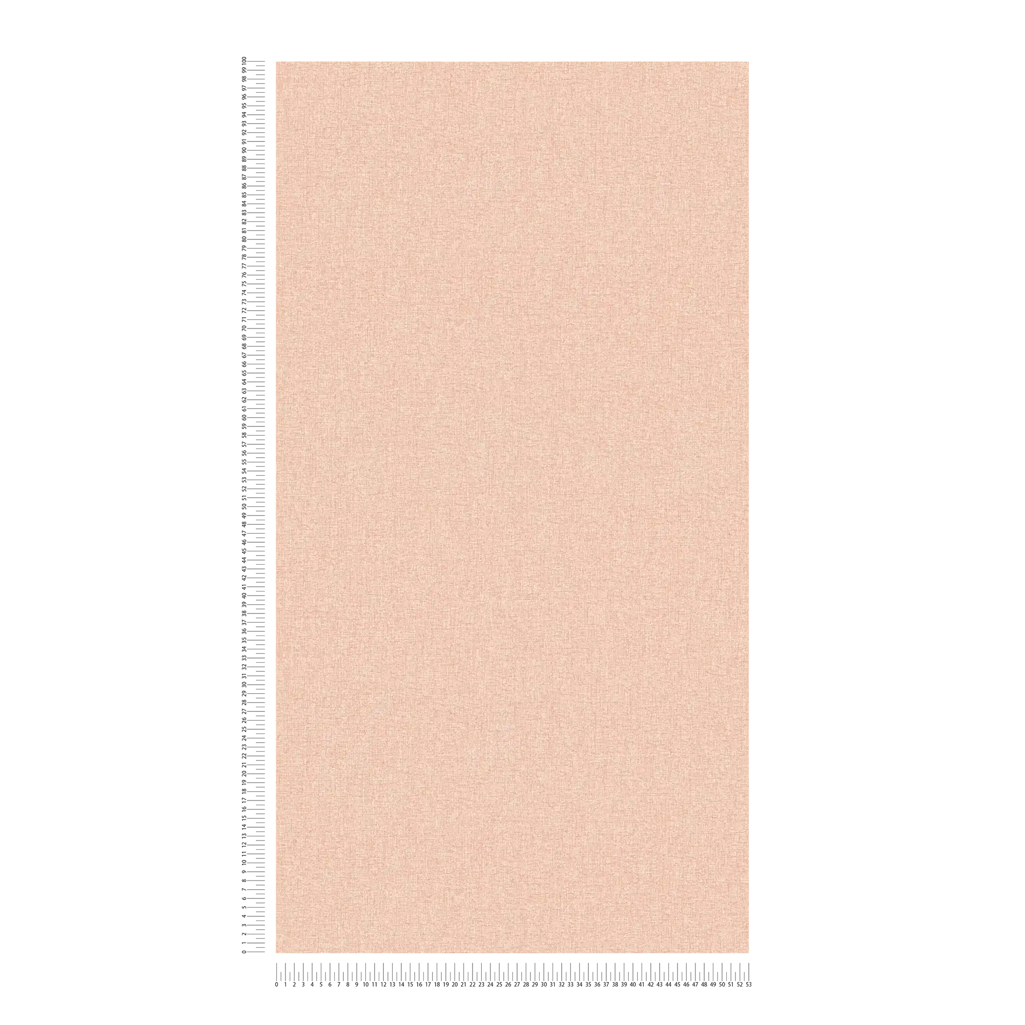             Non-woven wallpaper with textured design plain, matt - orange, pink
        