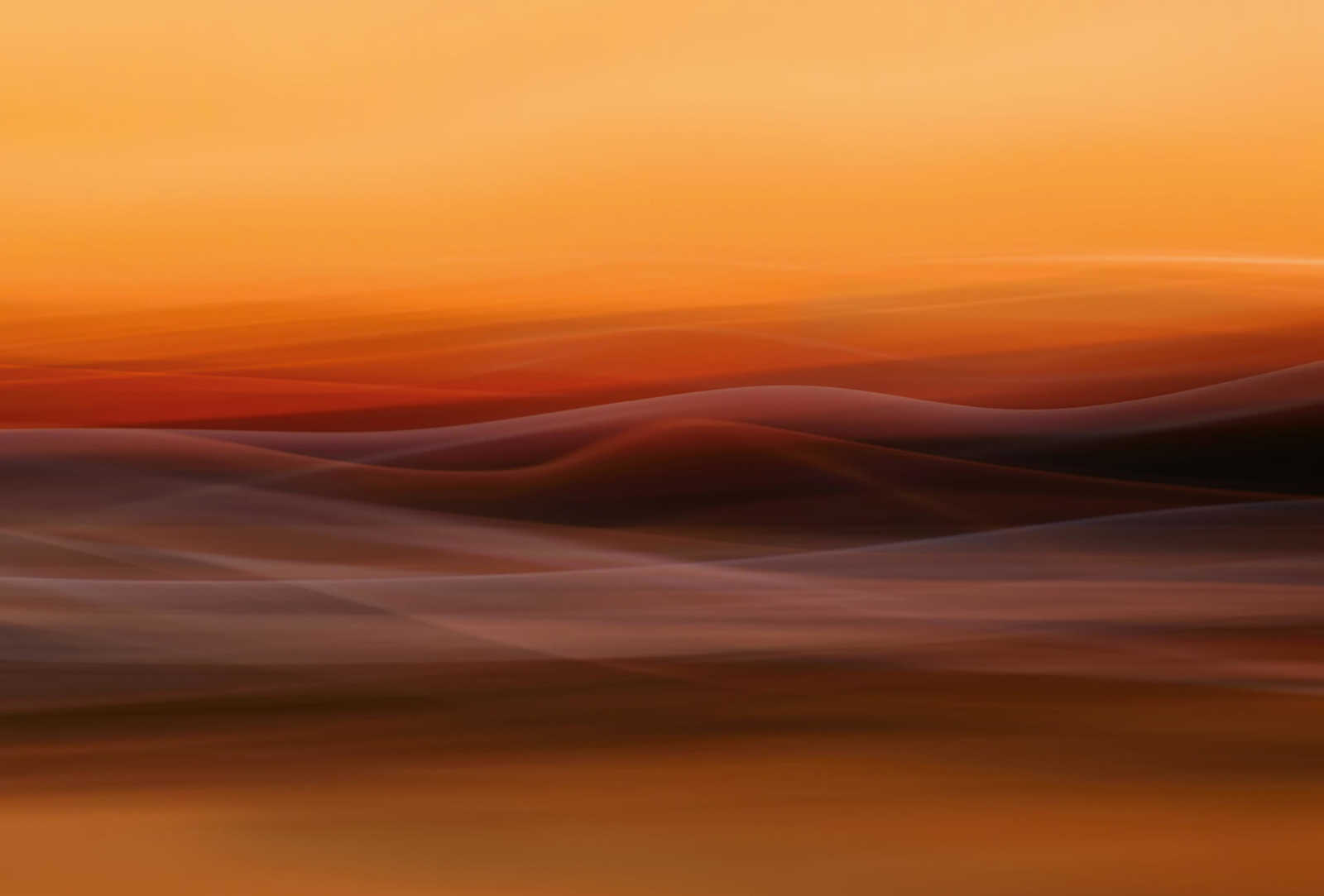         Photo wallpaper abstract fog - orange, yellow, red
    