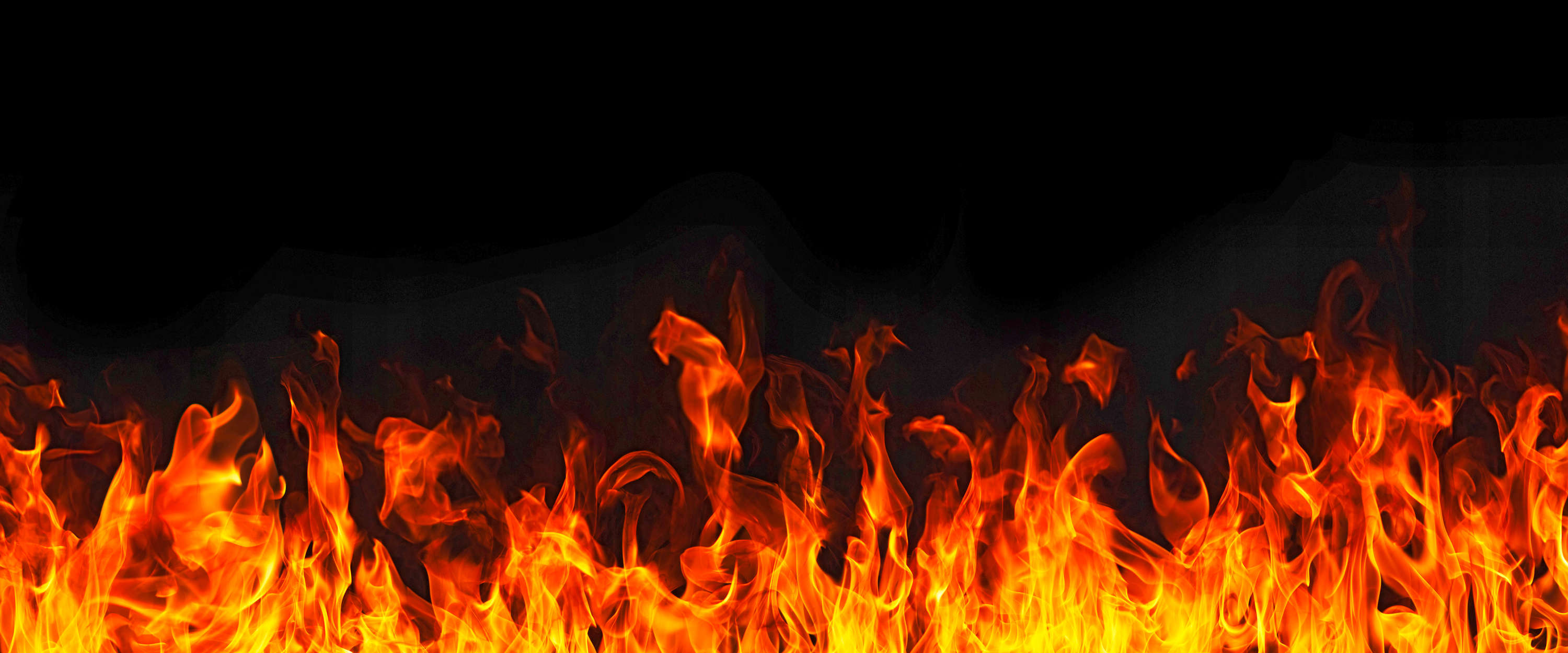             Papel pintado negro con motivo de fuego y llamas
        