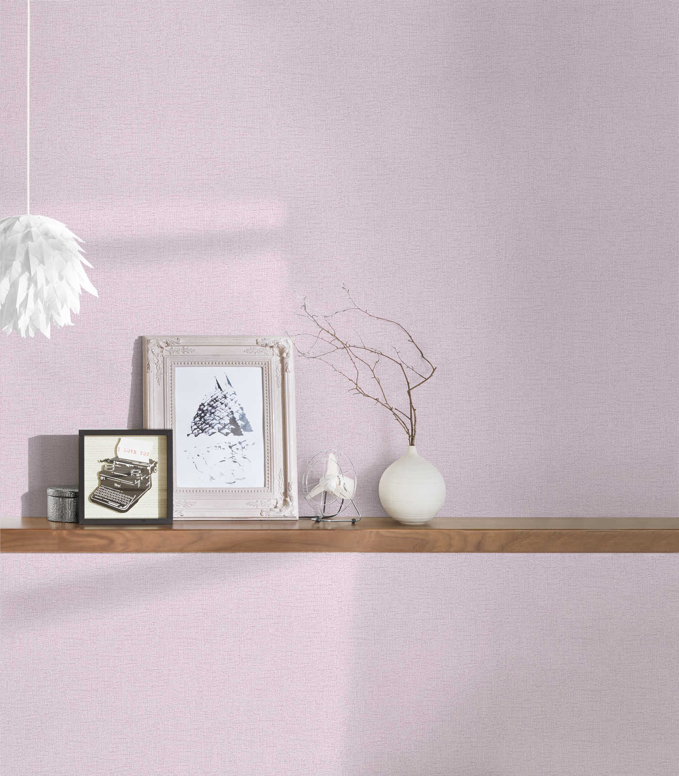             Vliesbehang roze voor meisjes & kinderkamer - roze
        