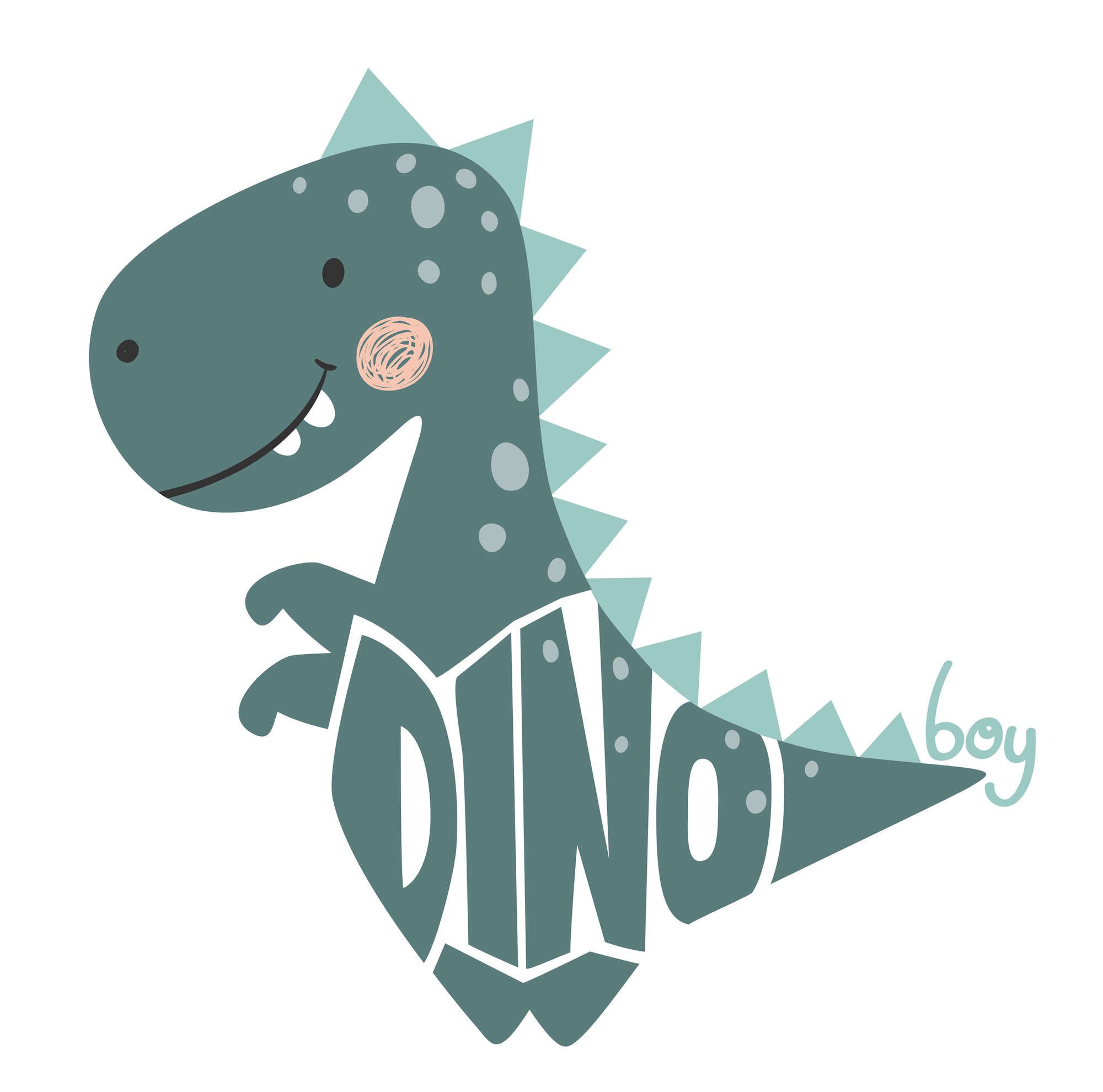             Kinderkamerbehang met dinosaurus - glad en mat vlies
        