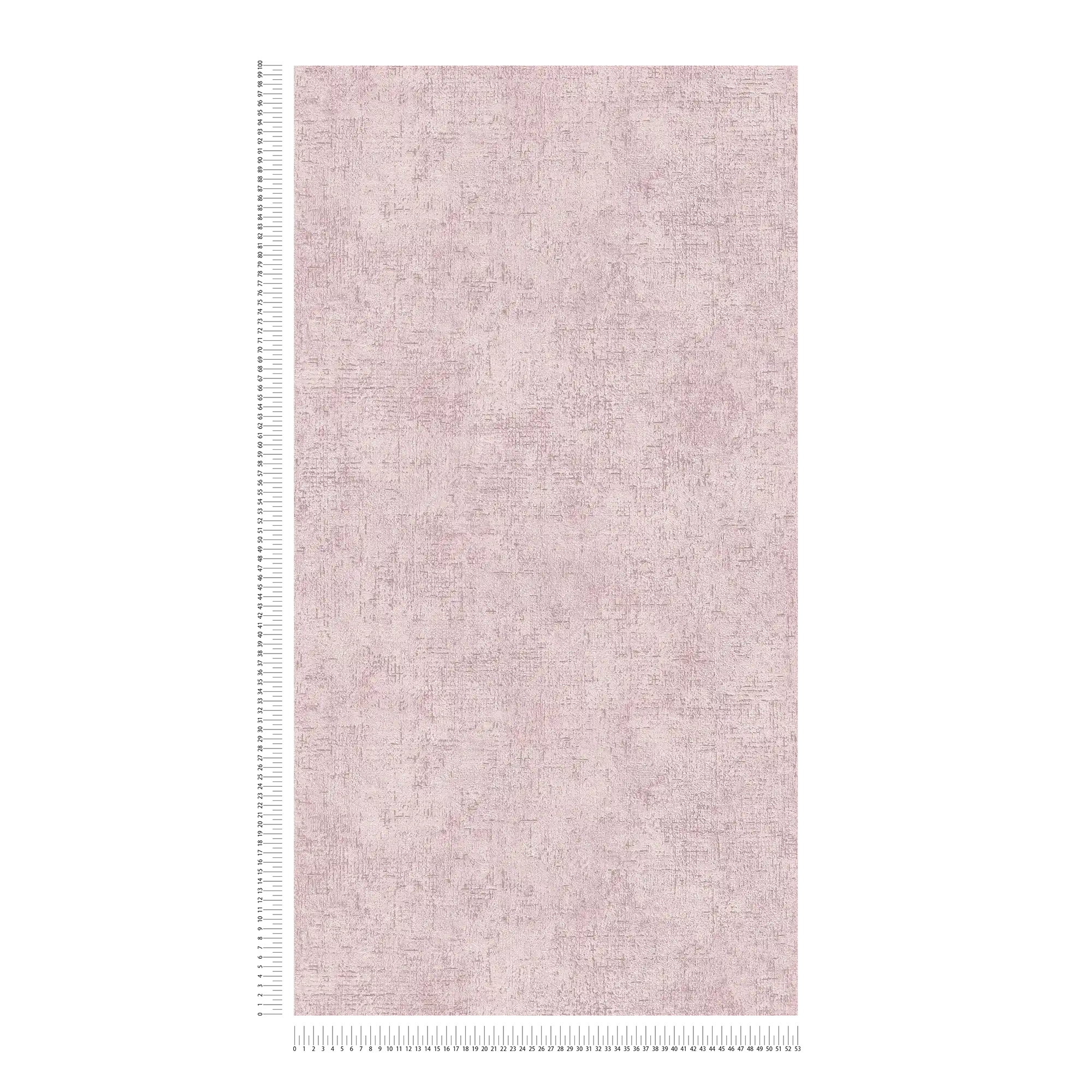             Non-woven wallpaper rustic plaster structure - pink, glossy
        
