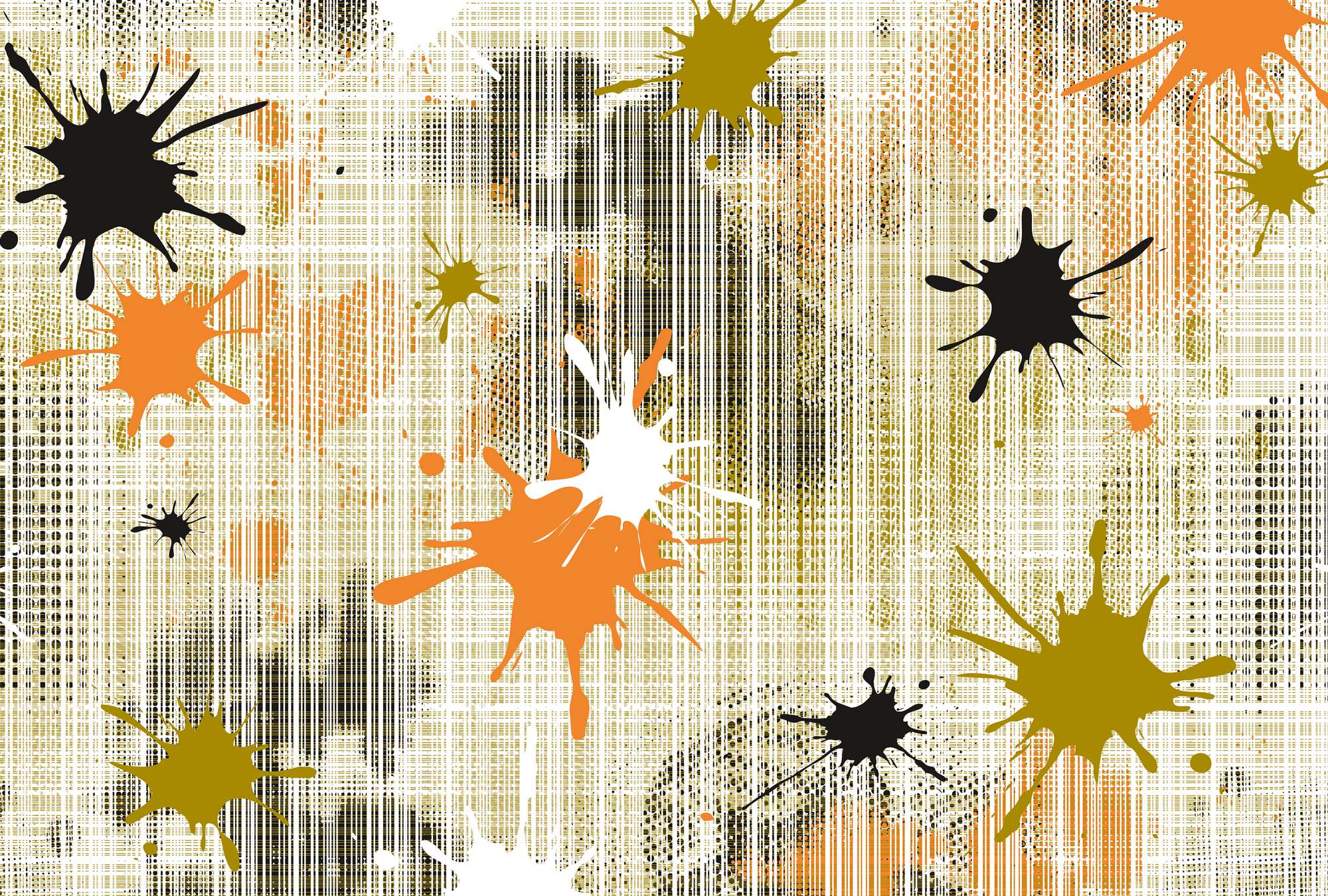             Photo wallpaper graphic design with colourful splashes of paint
        