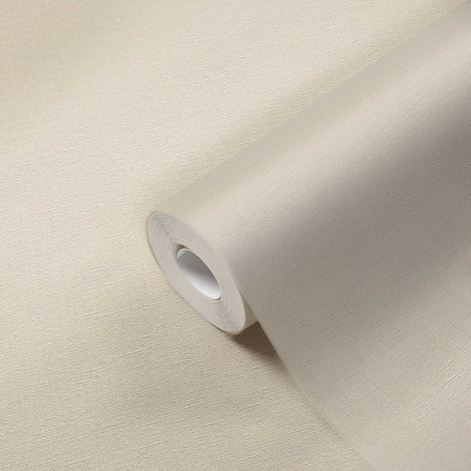             Beige wallpaper plain & matte with textured pattern
        