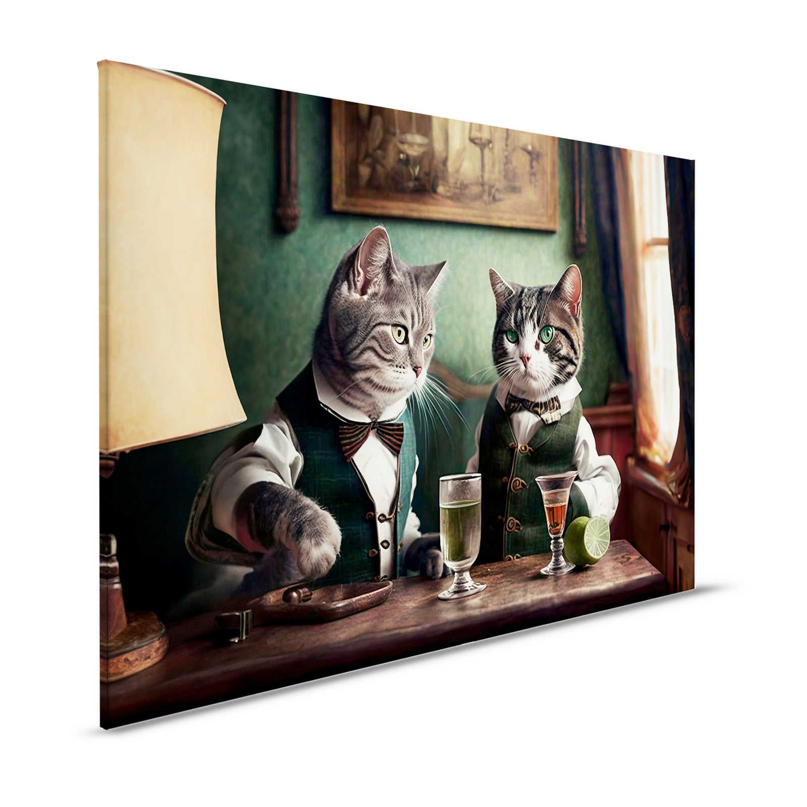 KI Canvas schilderij »Kitty Bar 2« - 120 cm x 80 cm
