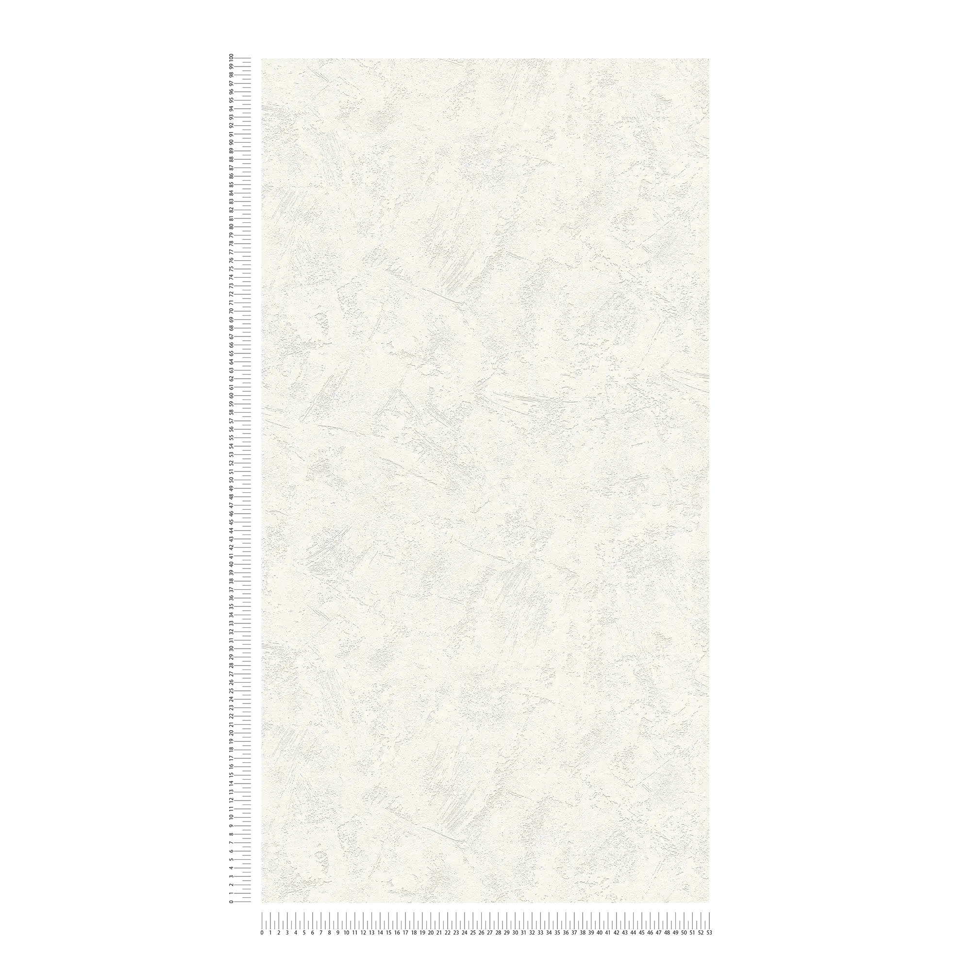             Papier peint effet plâtre avec structure en mousse - blanc
        