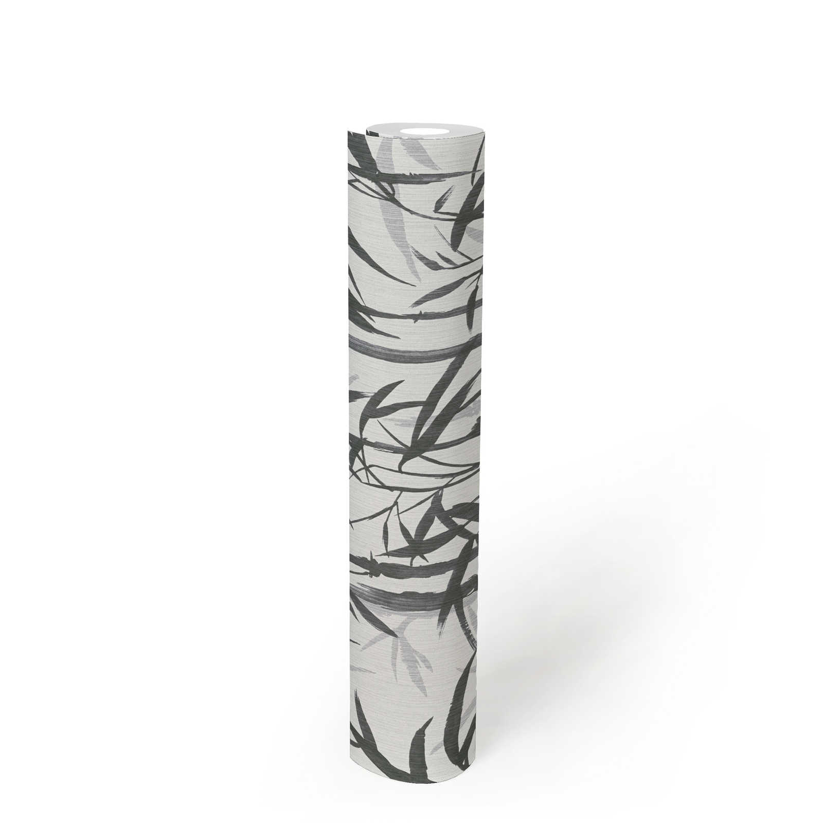             Papel pintado no tejido MICHALSKY diseño bambú en blanco y negro
        