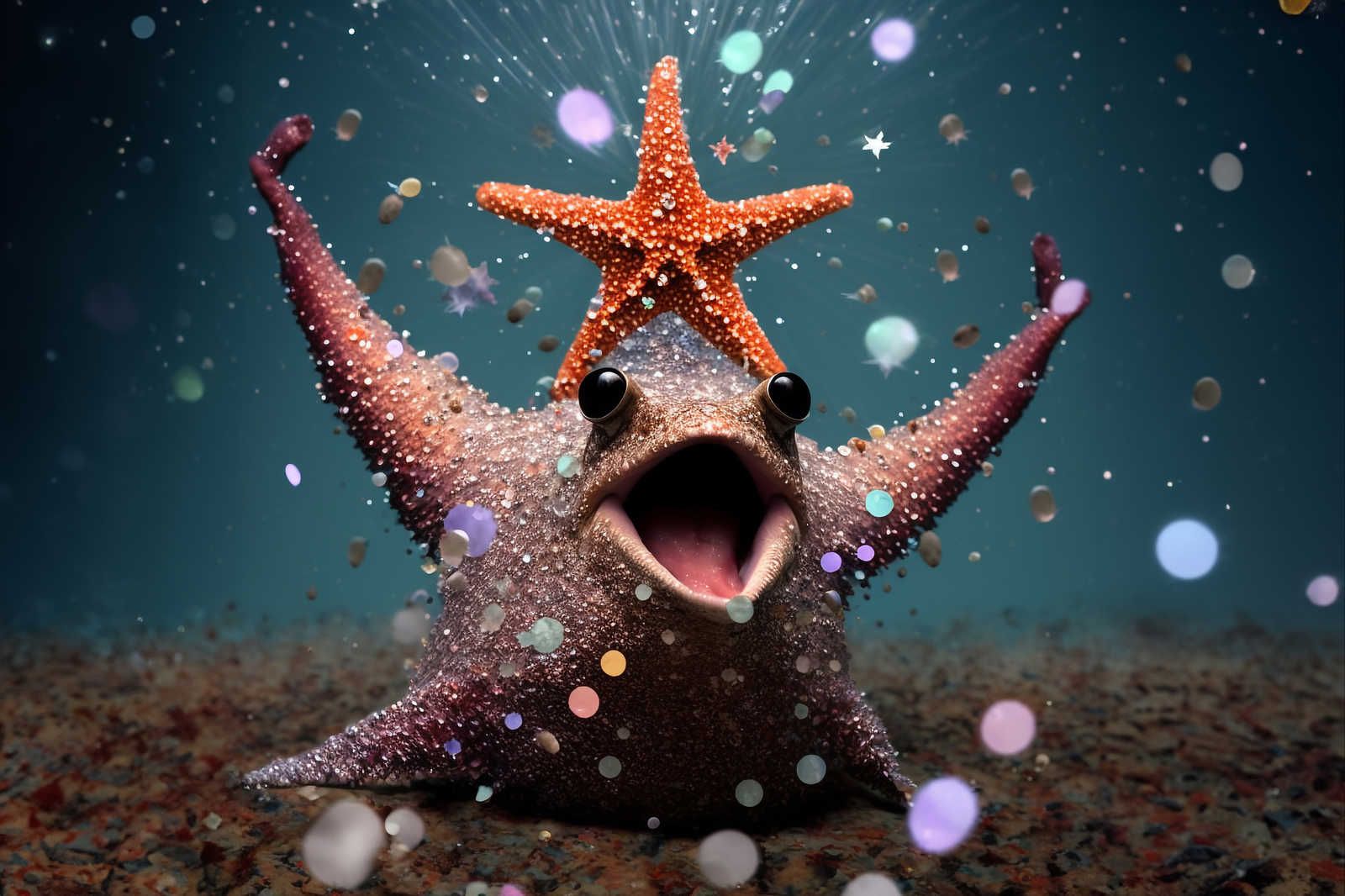             KI Lienzo »estrella de mar«< - 90 cm x 60 cm
        