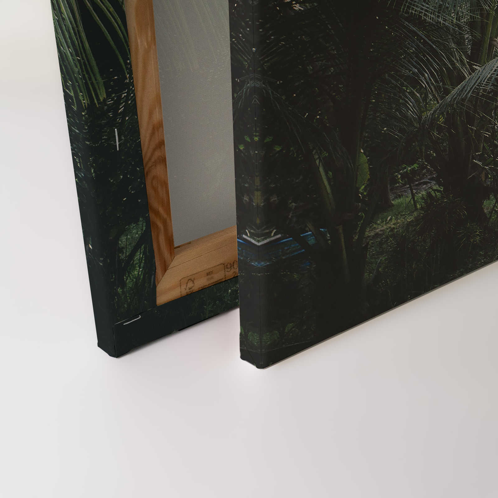             Canvas painting with path through a tropical jungle - 0.90 m x 0.60 m
        