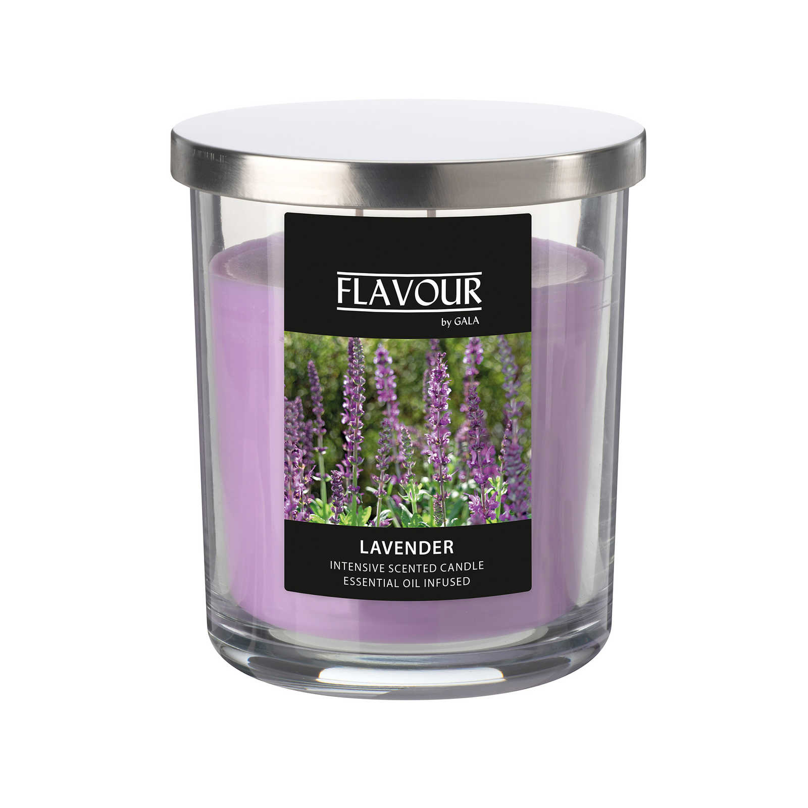         Lavender scented candle with delicate fragrance - 380g
    