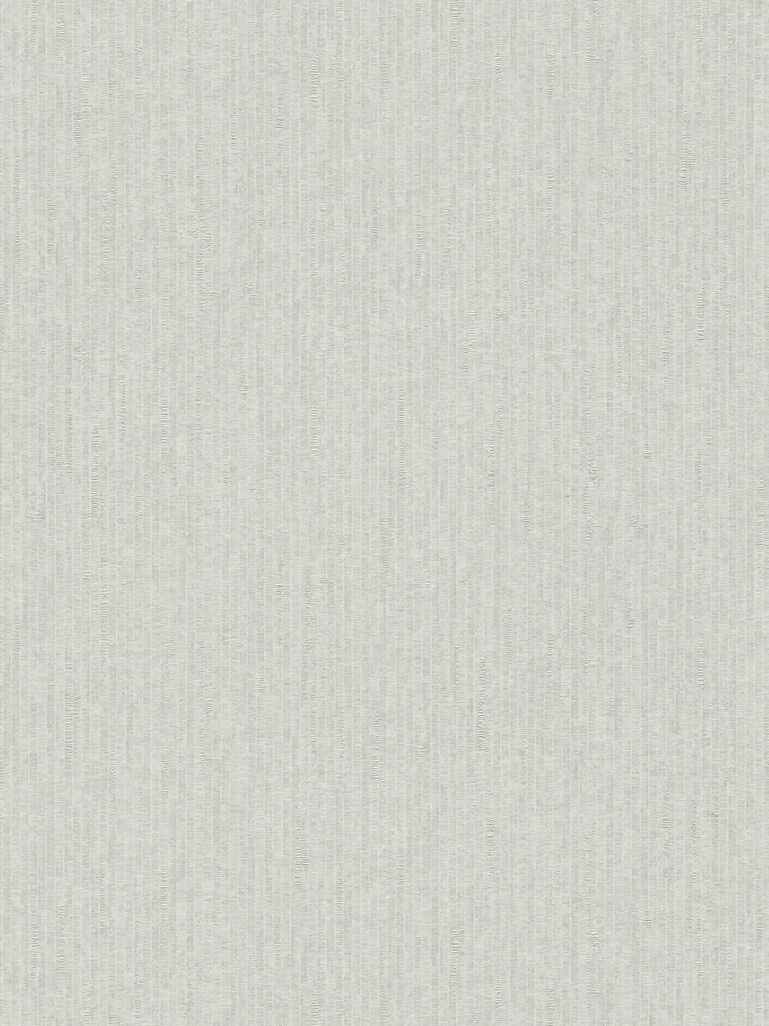         Carta da parati grigio chiaro con effetto tessuto e linee - Grigio
    