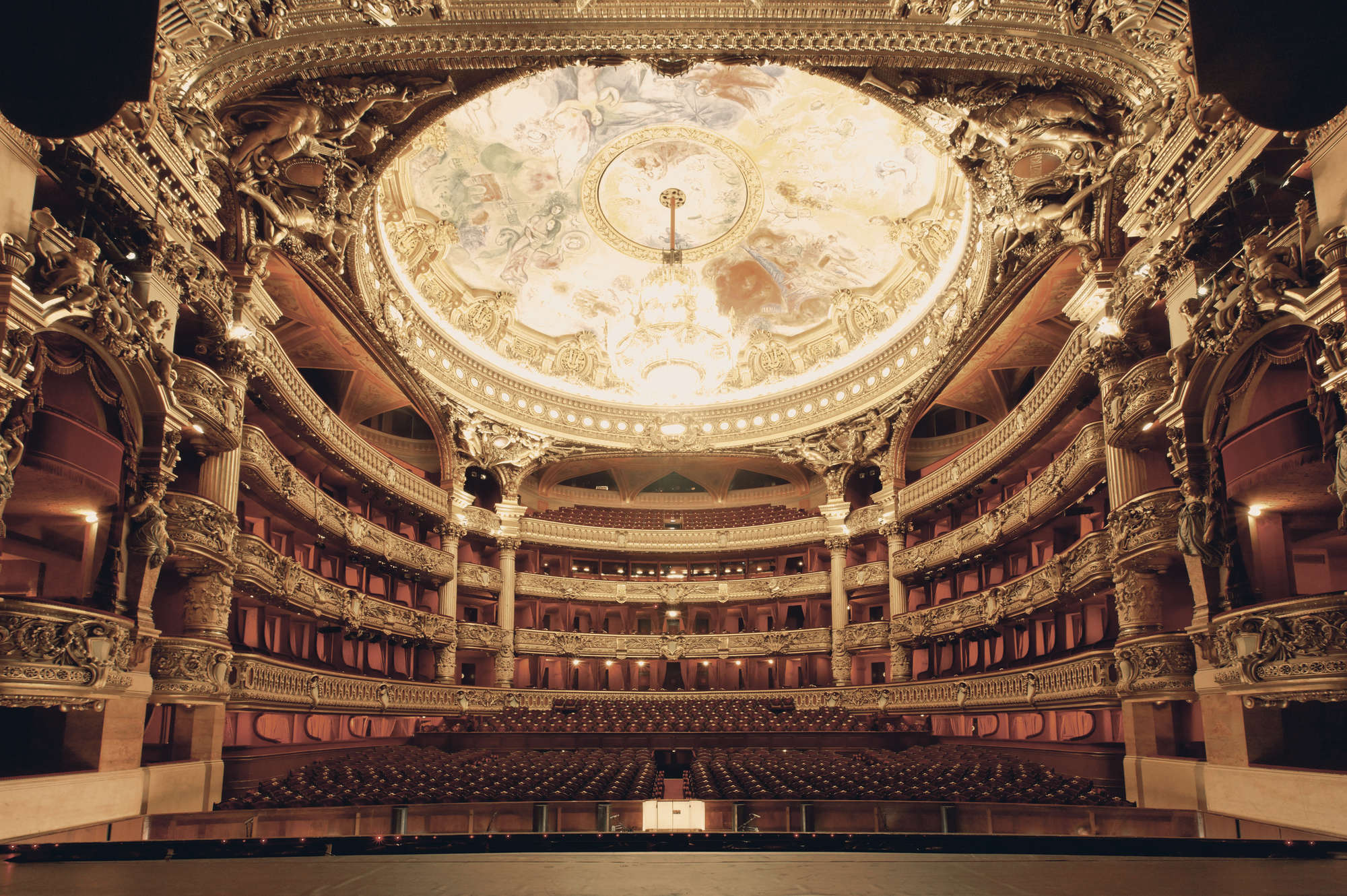             Ópera de París - Mural Vista panorámica de la Ópera
        