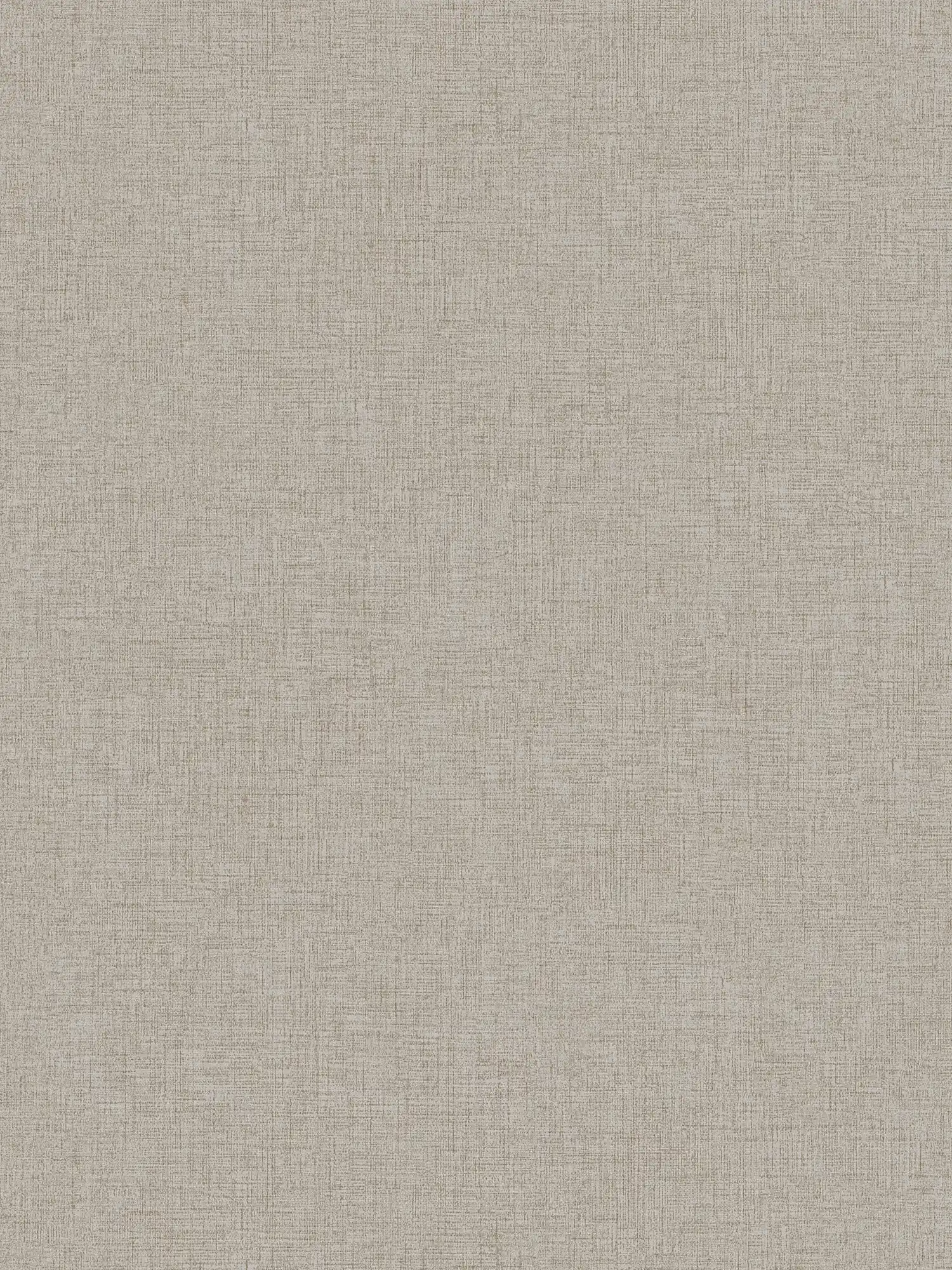 Linen look wallpaper plain, neutral - beige
