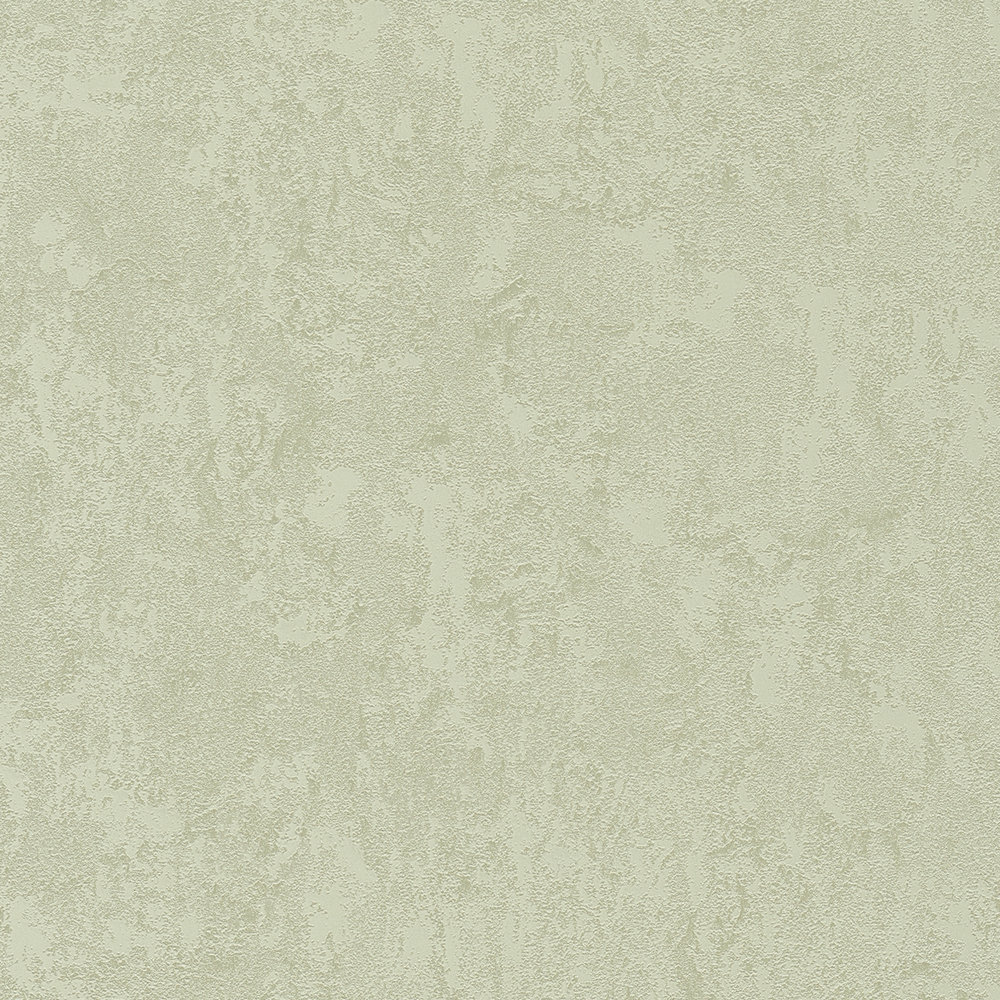             Plain wallpaper plaster look & surface texture - green
        