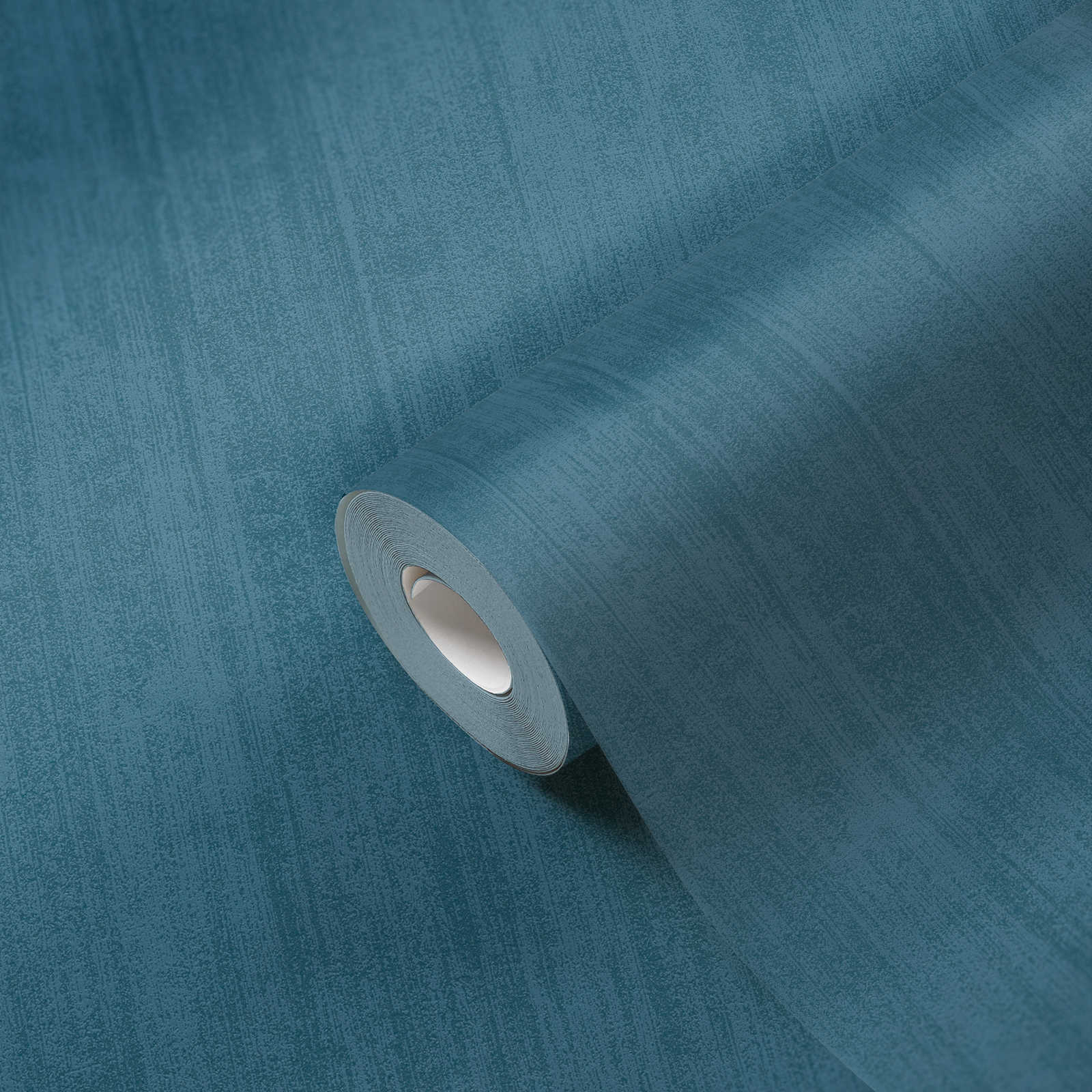             Carta da parati in tessuto non tessuto a tinta unita con tratteggio tono su tono - blu
        