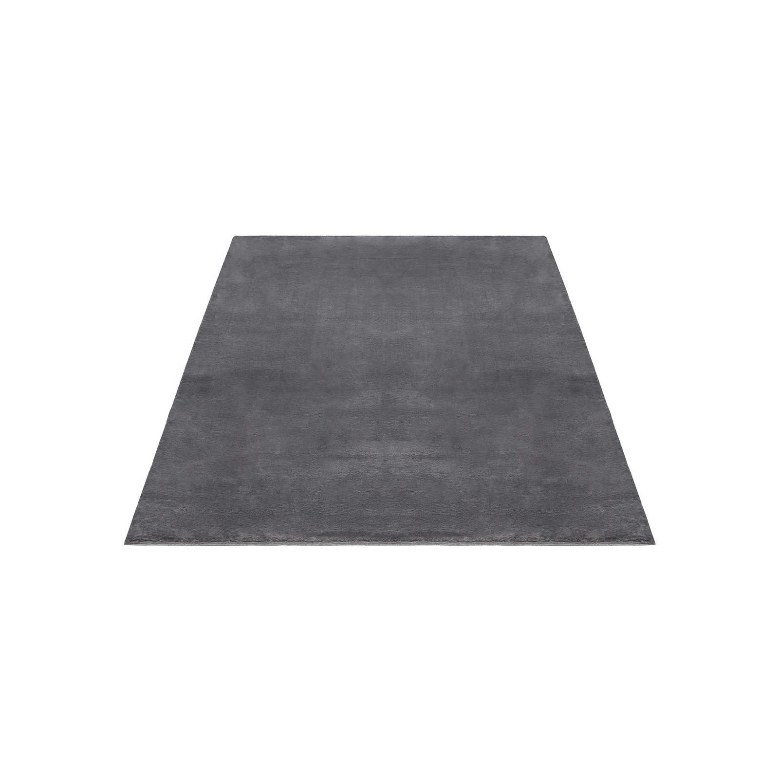 Modern high pile carpet in anthracite - 200 x 140 cm
