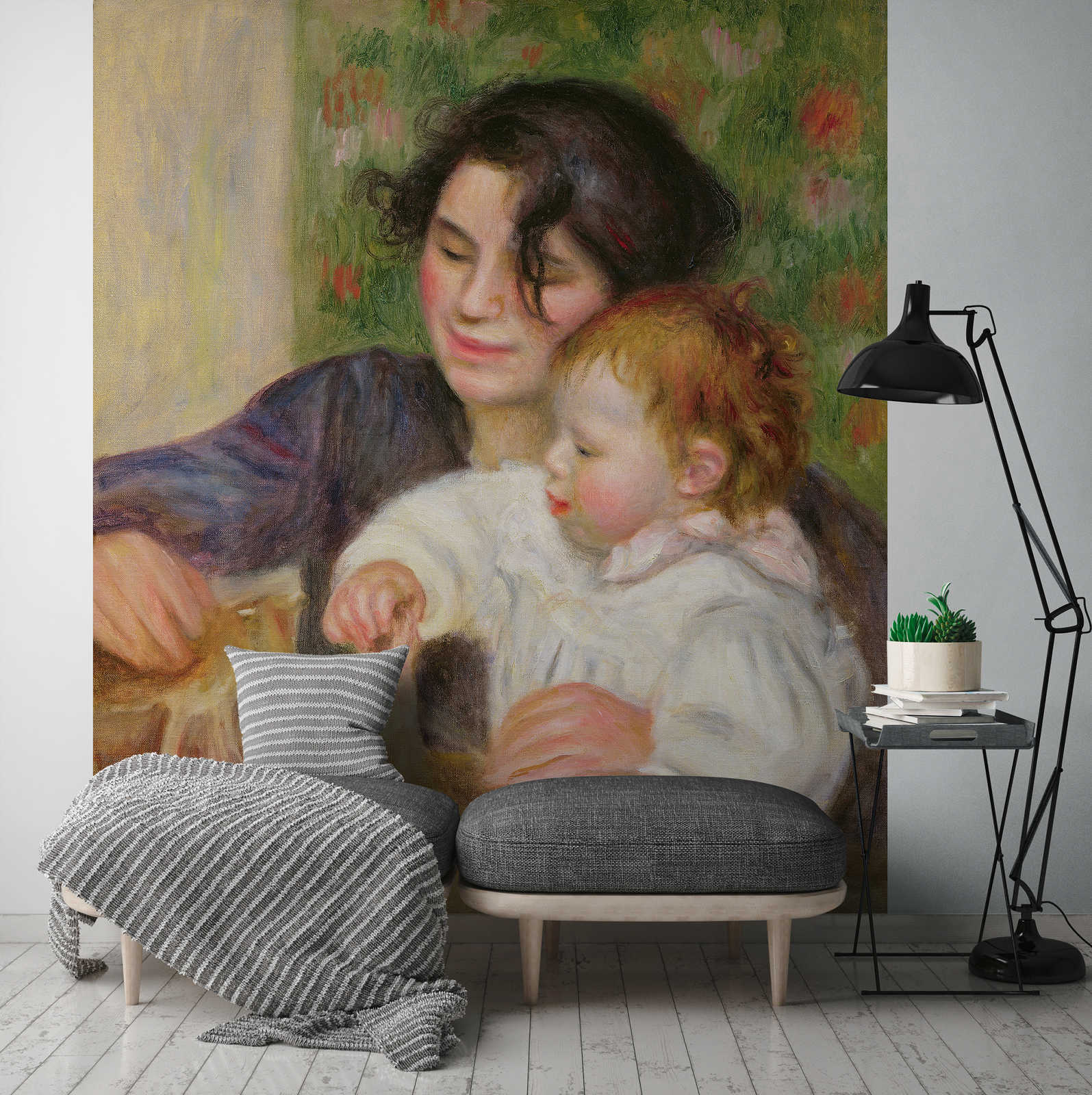             Muurschildering "Gabrielle en Jean" van Pierre Auguste Renoir
        