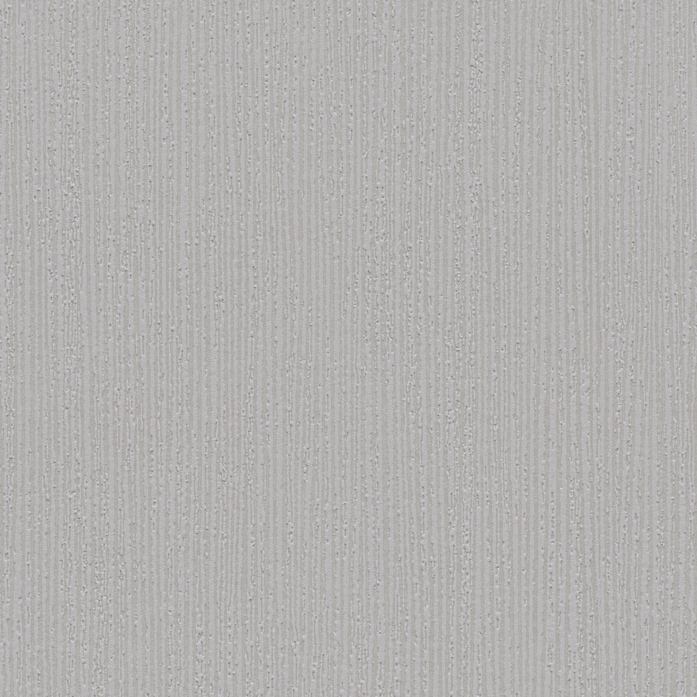             Papel pintado texturado gris claro con motivo de textura tono sobre tono, gris satinado
        