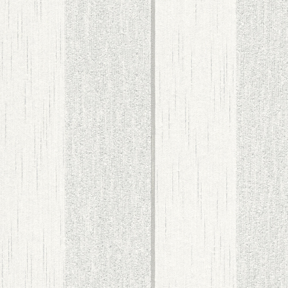             Carta da parati effetto texture a strisce screziate - grigio, bianco
        