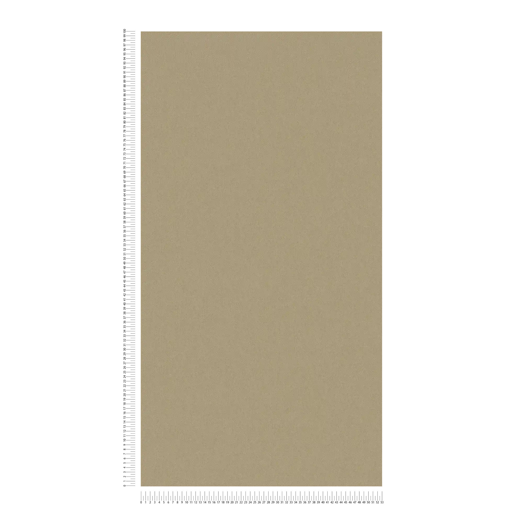             Papier peint intissé uni marron mat kaki avec structure textile
        