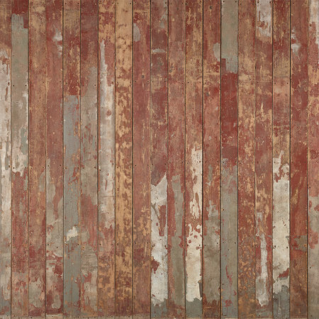Muurschildering plank rustiek met vintage houtlook
